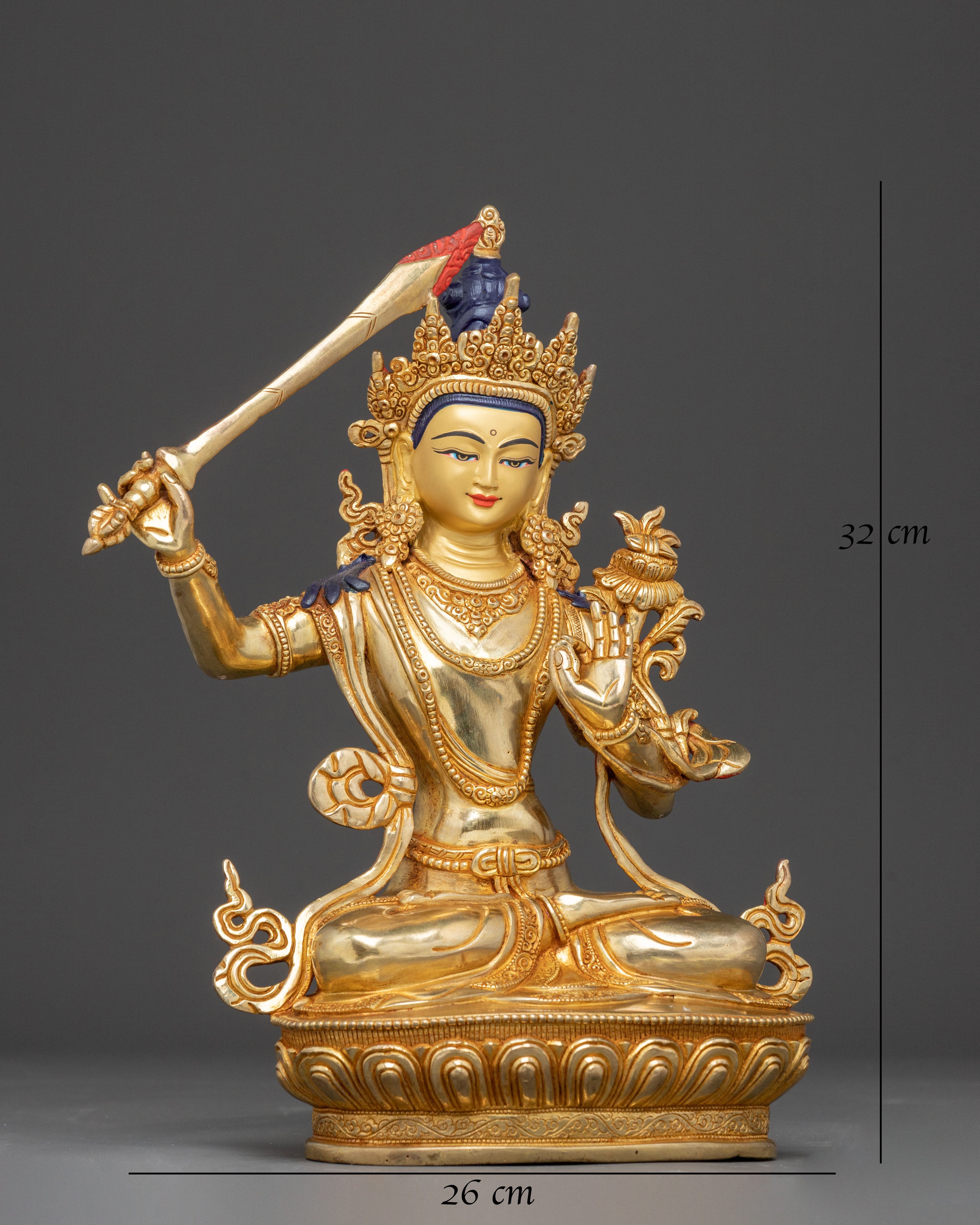 Golden Statue of Manjushri