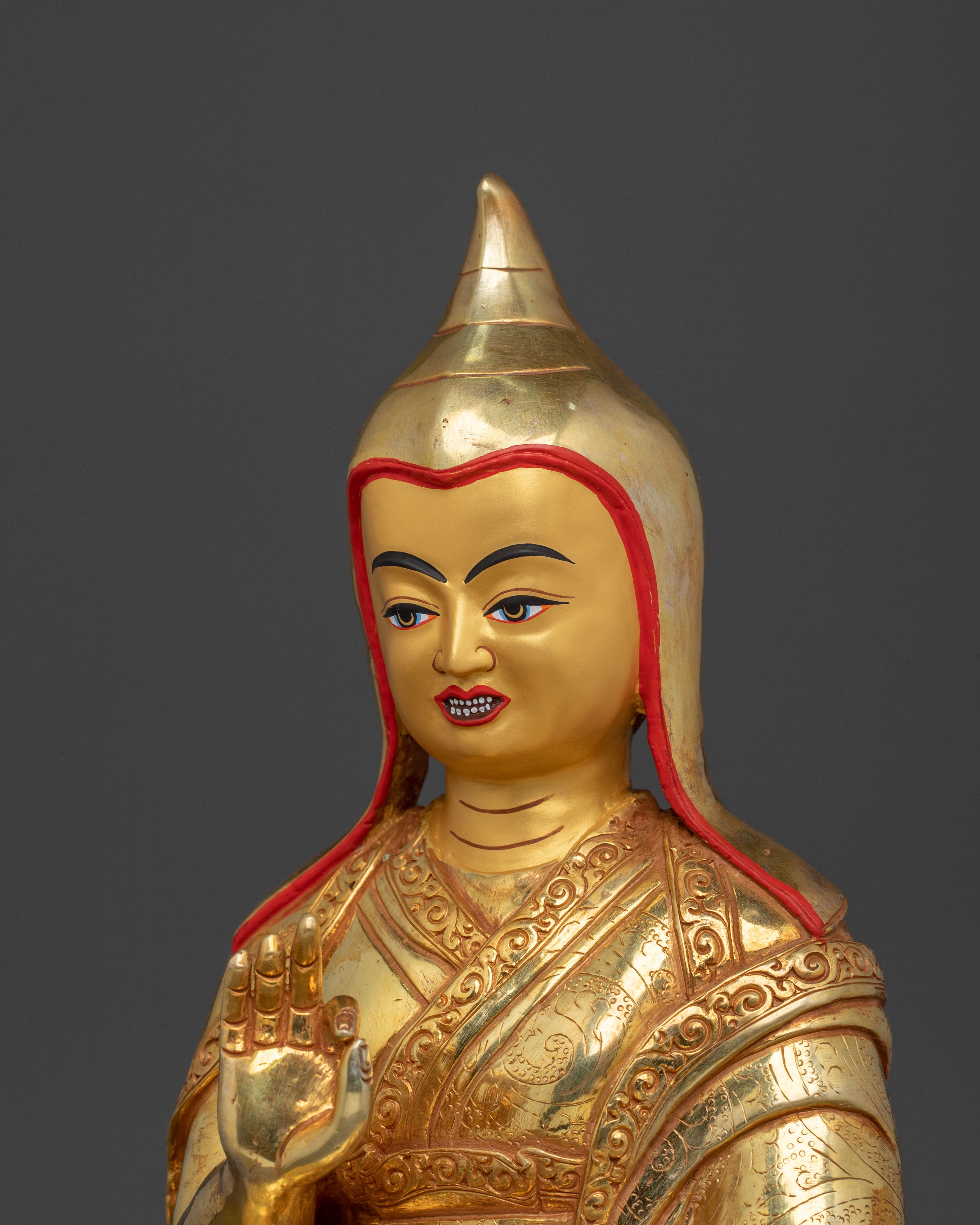 Santarakshita Statue | Tibetan Sacred Sculpture