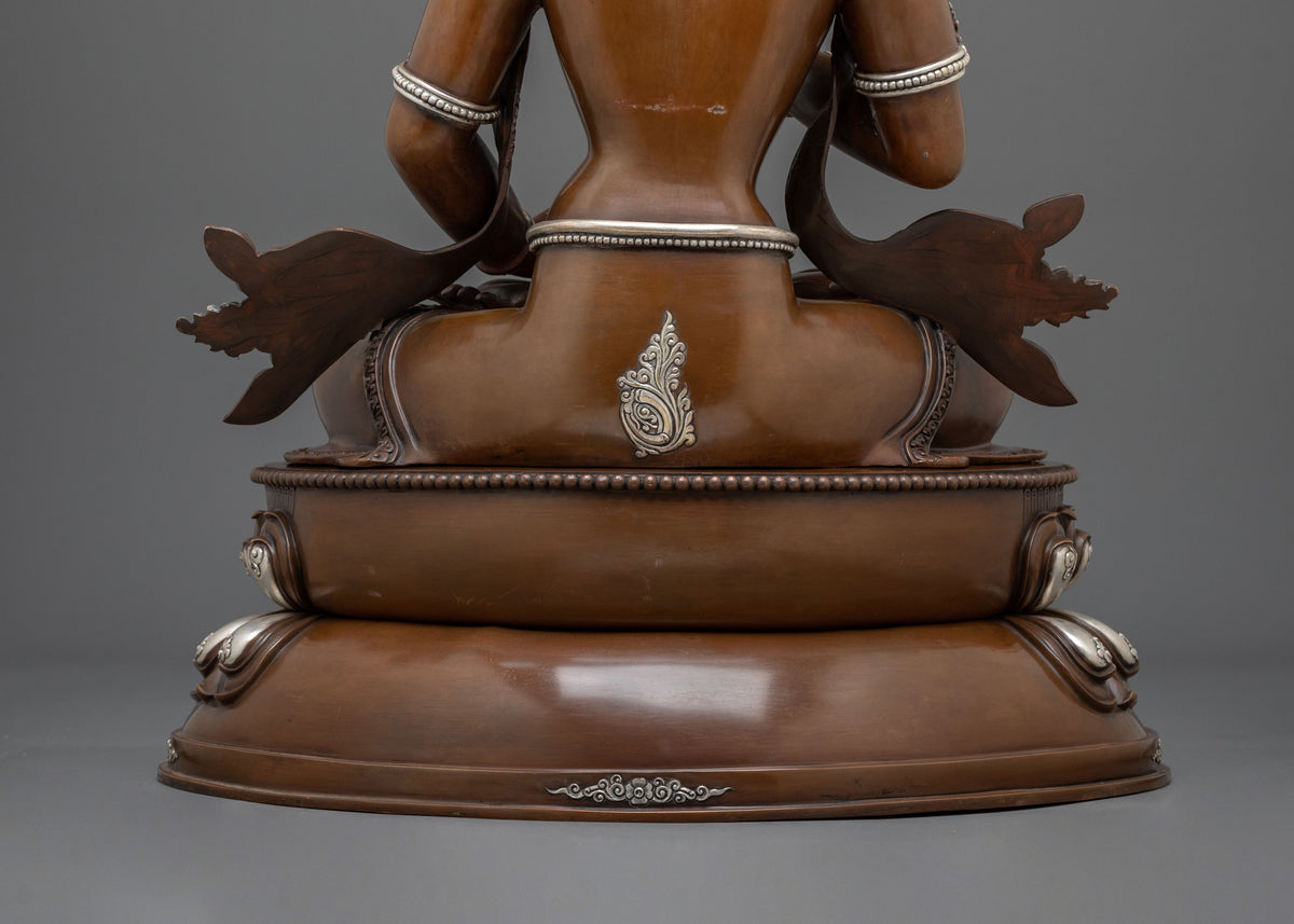 Vajrasattva Sculpture | Buddhist Purification Deity Figurine