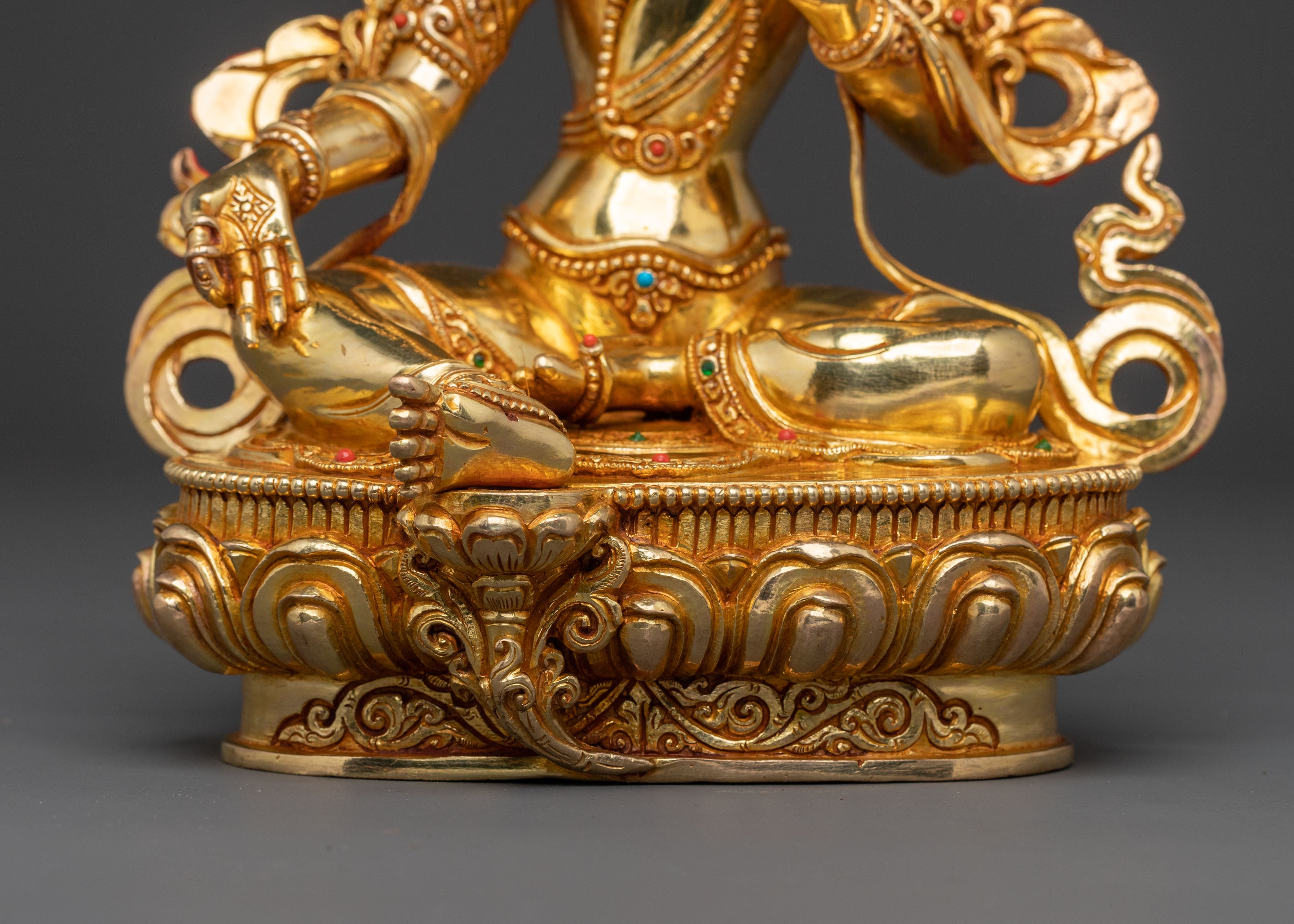 Green Tara Peaceful Statue | Mother Figurine