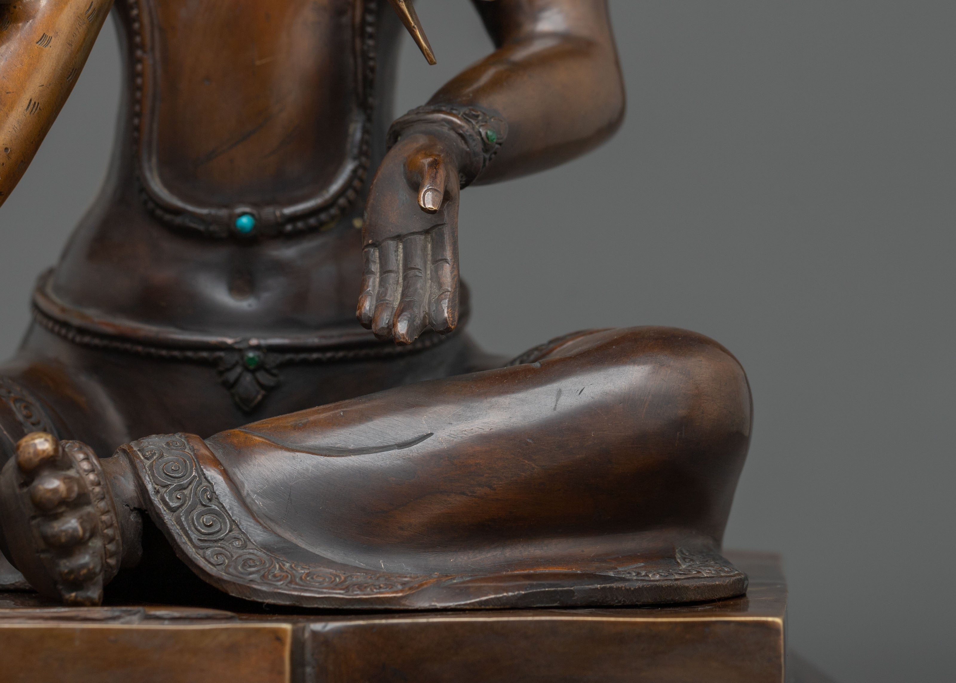 Buddhist Siddhartha Gautama Statue | Oxidized Copper Statue
