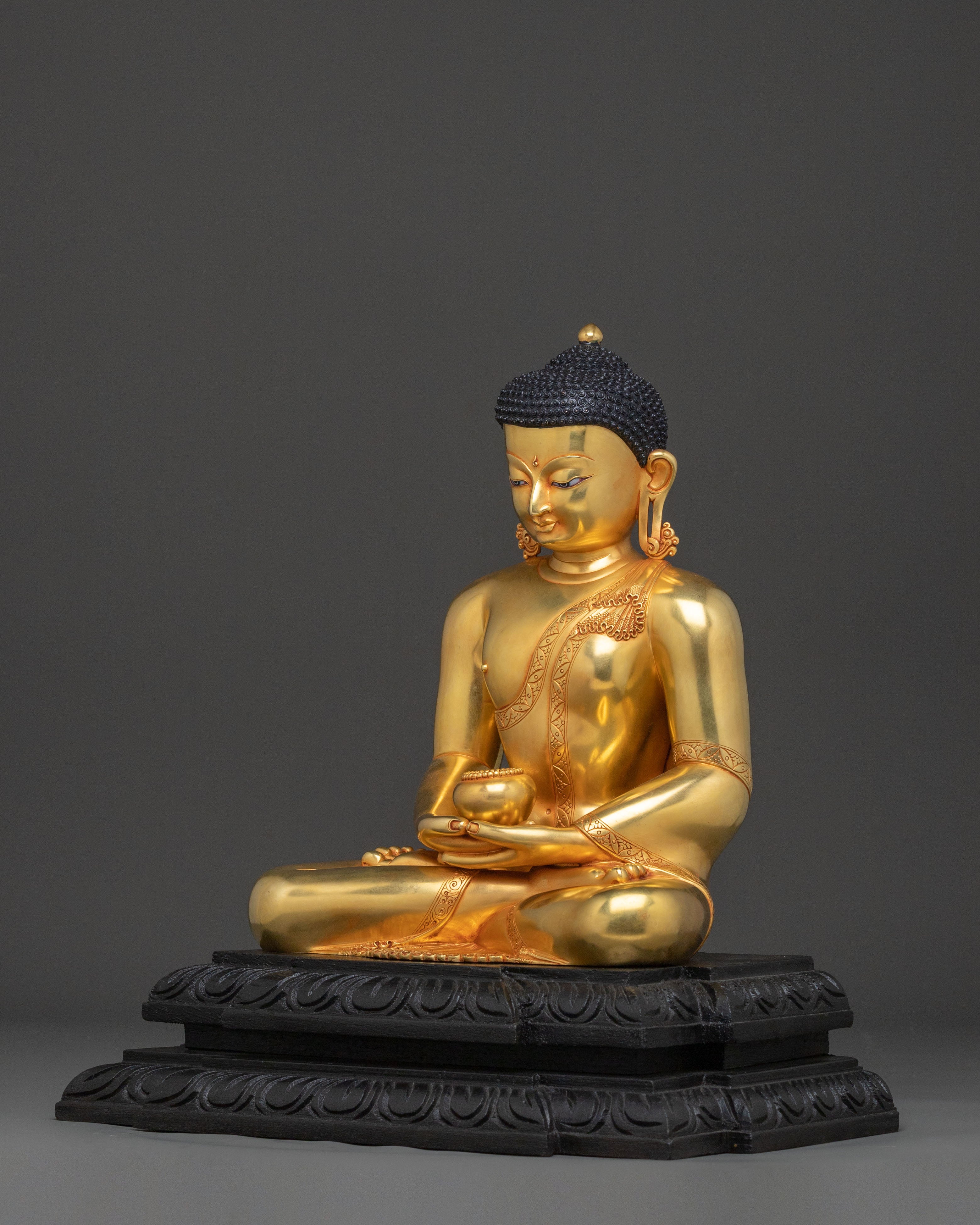 Handcrafted Amitabha Buddha Spiritual Statue for Decor