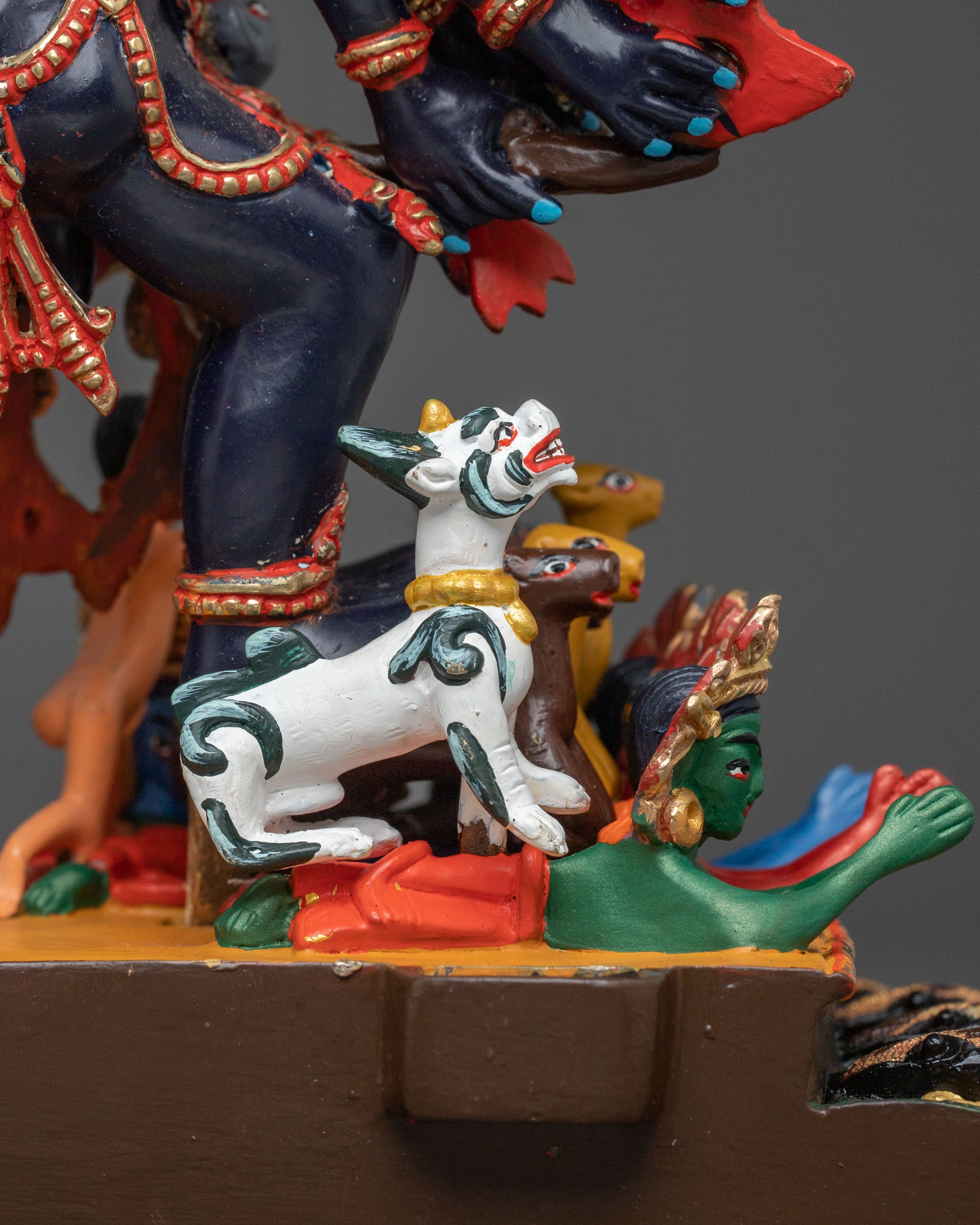 Tibetan Protector Yamantaka Statue | Wrathful Deity of Wisdom & Protection
