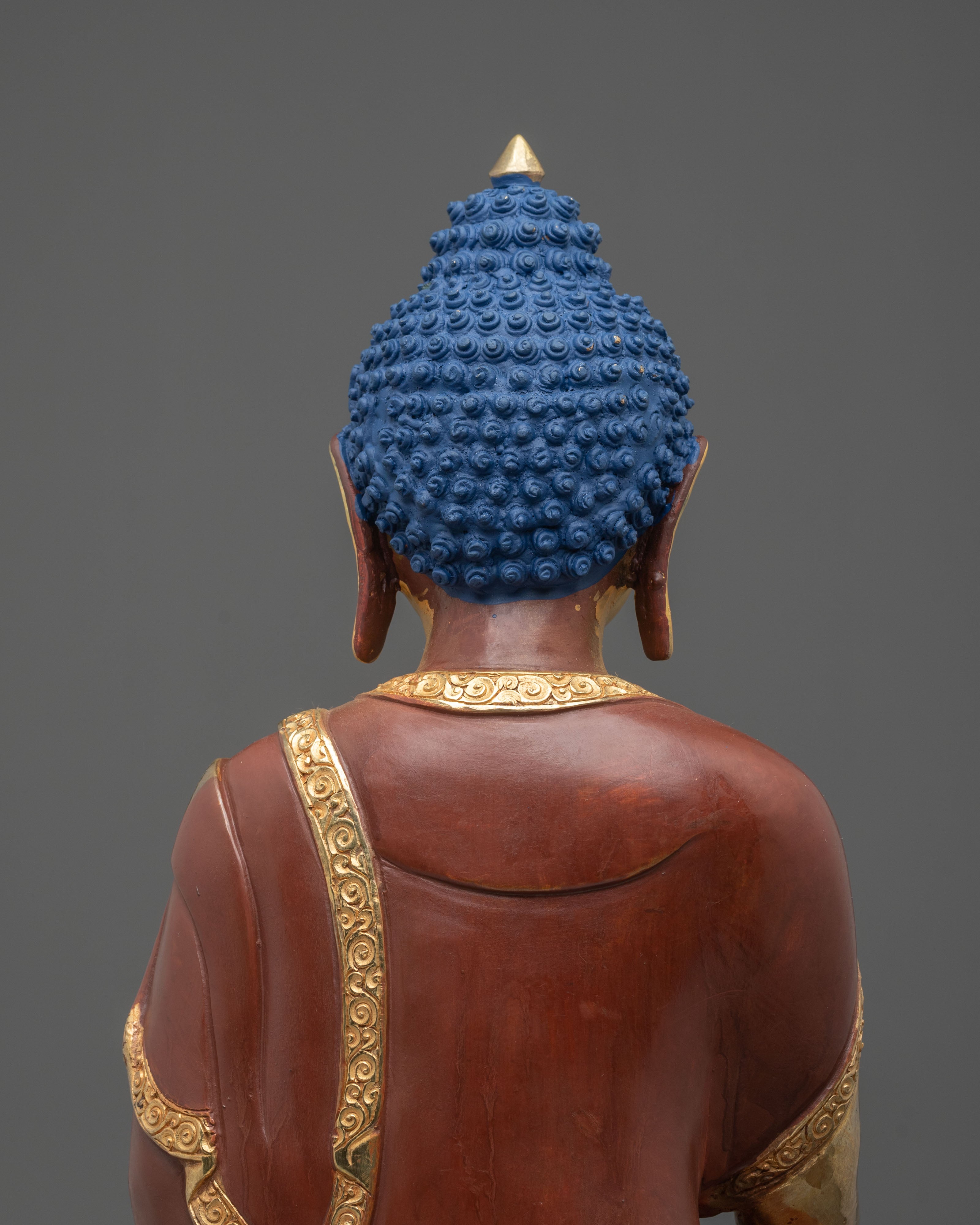 Shakyamuni Buddha Copper Sculpture | Altar Decor