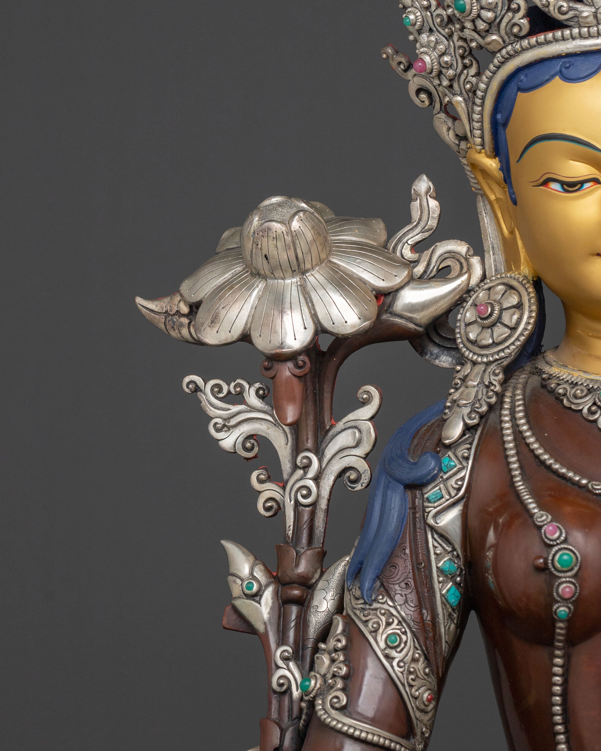 Protector Green Tara Statue | Compassionate Goddess