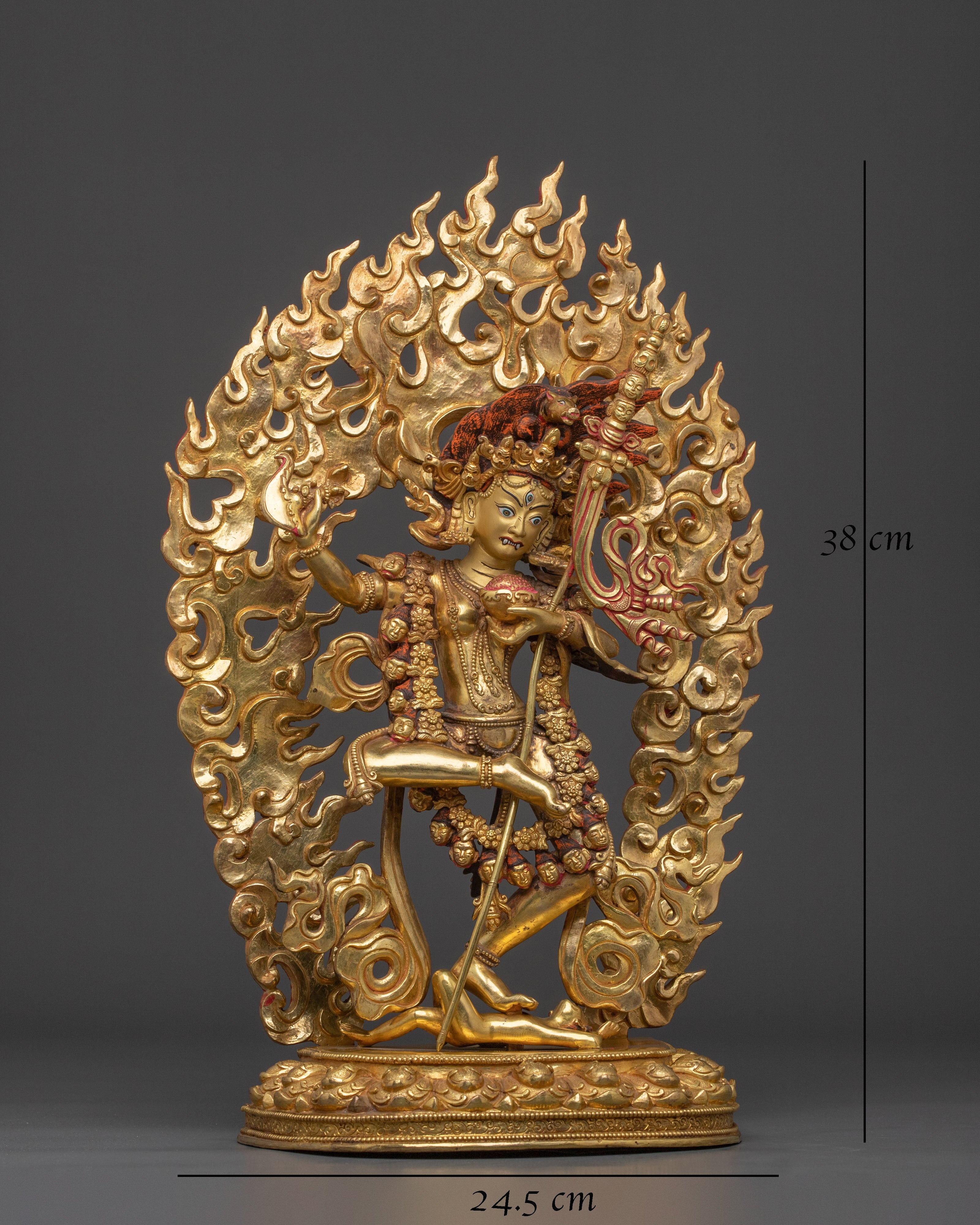 Tibetan Dakini Dorje Phagmo Statue | n Buddhist Fierce Protector Deity