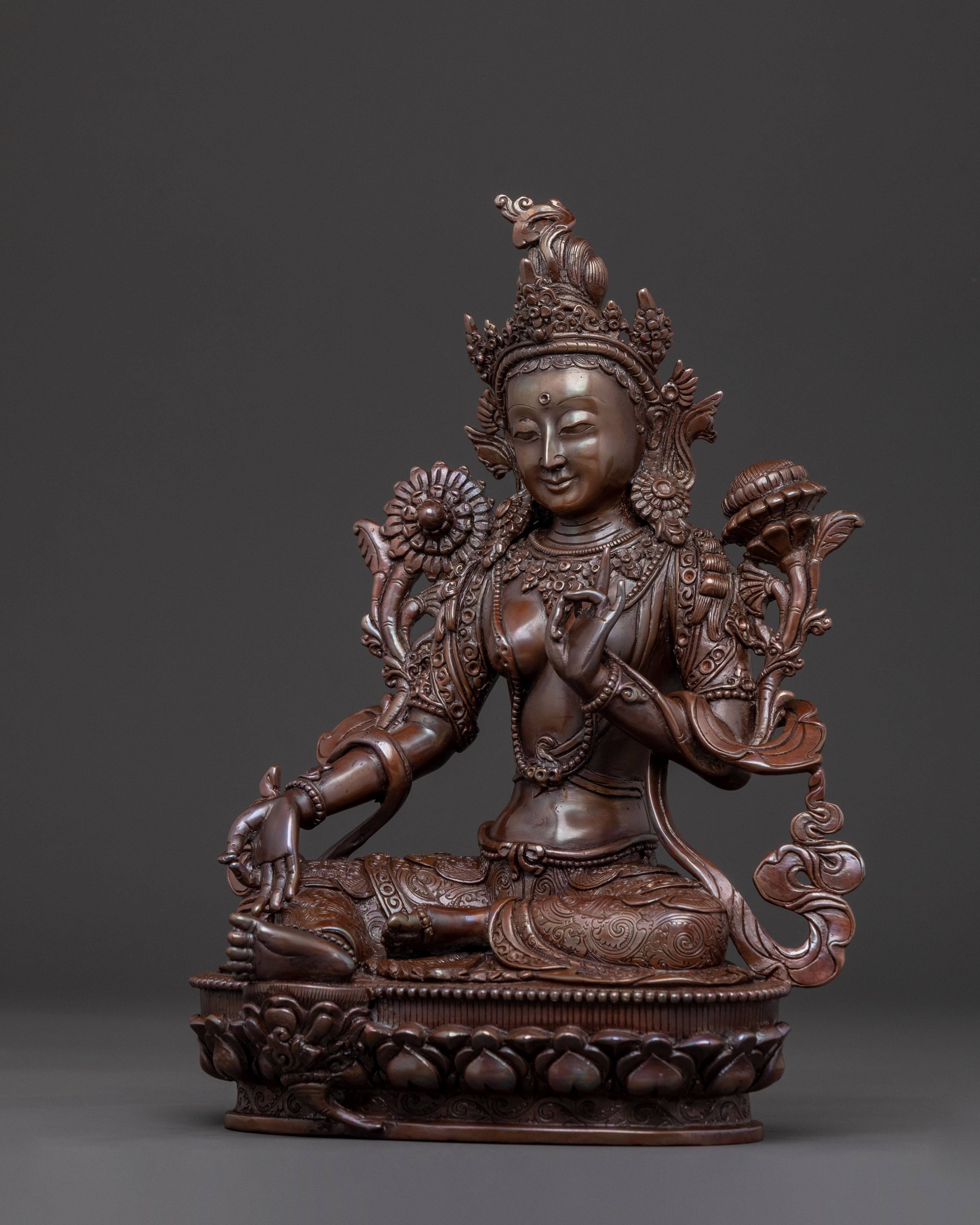 Mother Green Tara Statue | Guardian of Peace