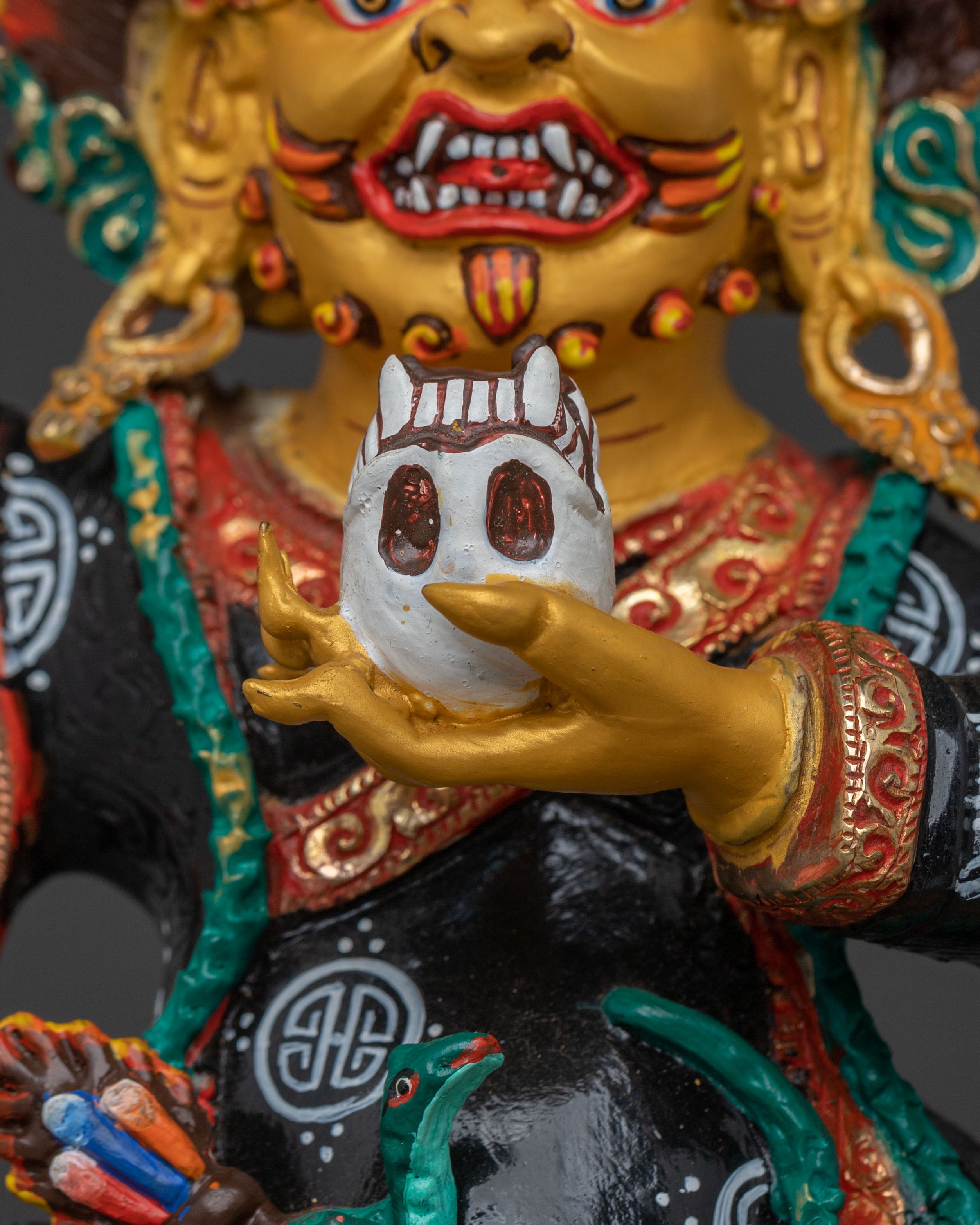 Sacred Mahakala Bernakchen Sculpture