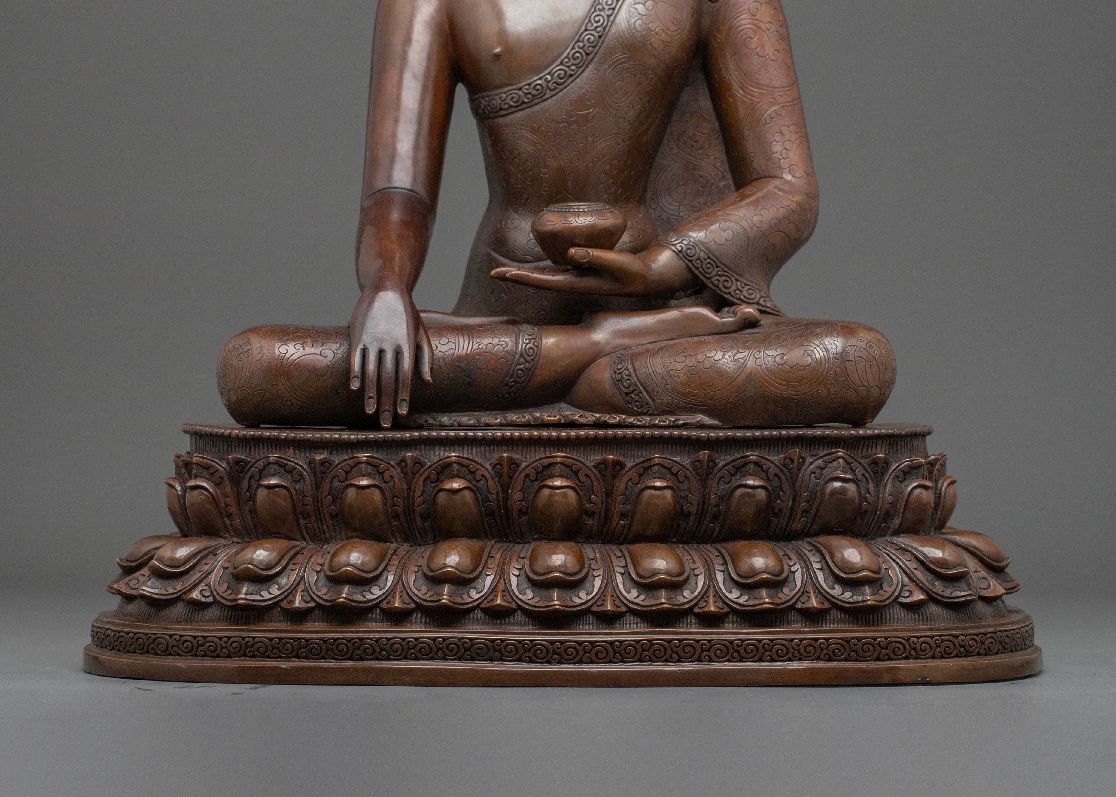 Authentic Tibetan Shakyamuni Buddha Statue | Home Decor