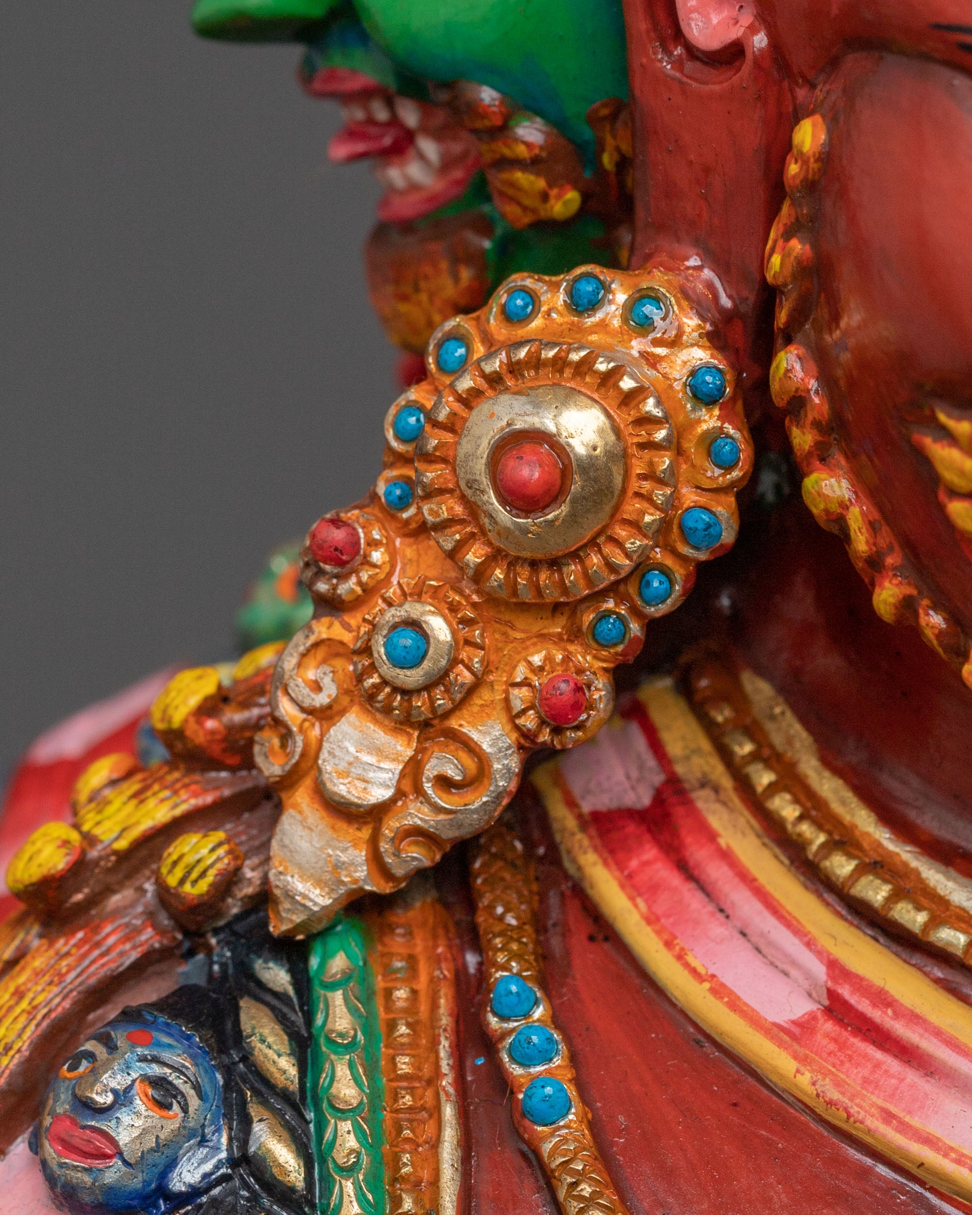 Hayagriva Meditation Figure |  24k Gold Gilded Protector Figrue