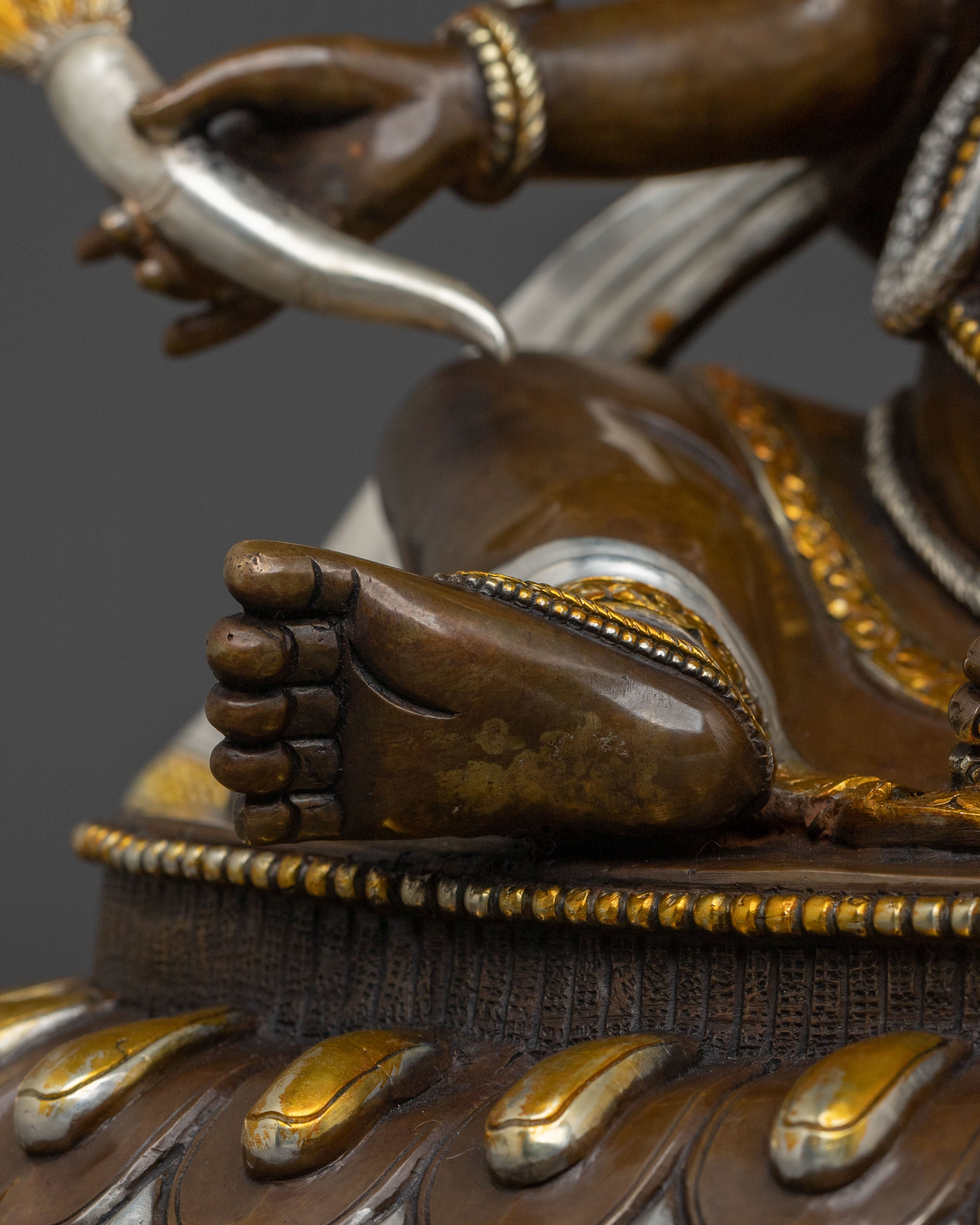 24K Gold Gilded  Ganesh Statue | Remover of Obstacles