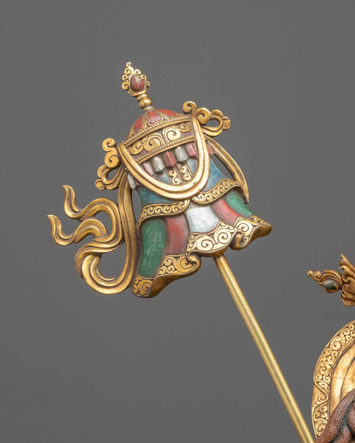 Namtoshe Copper Sculpture | Guardian King of Wealth and Protection