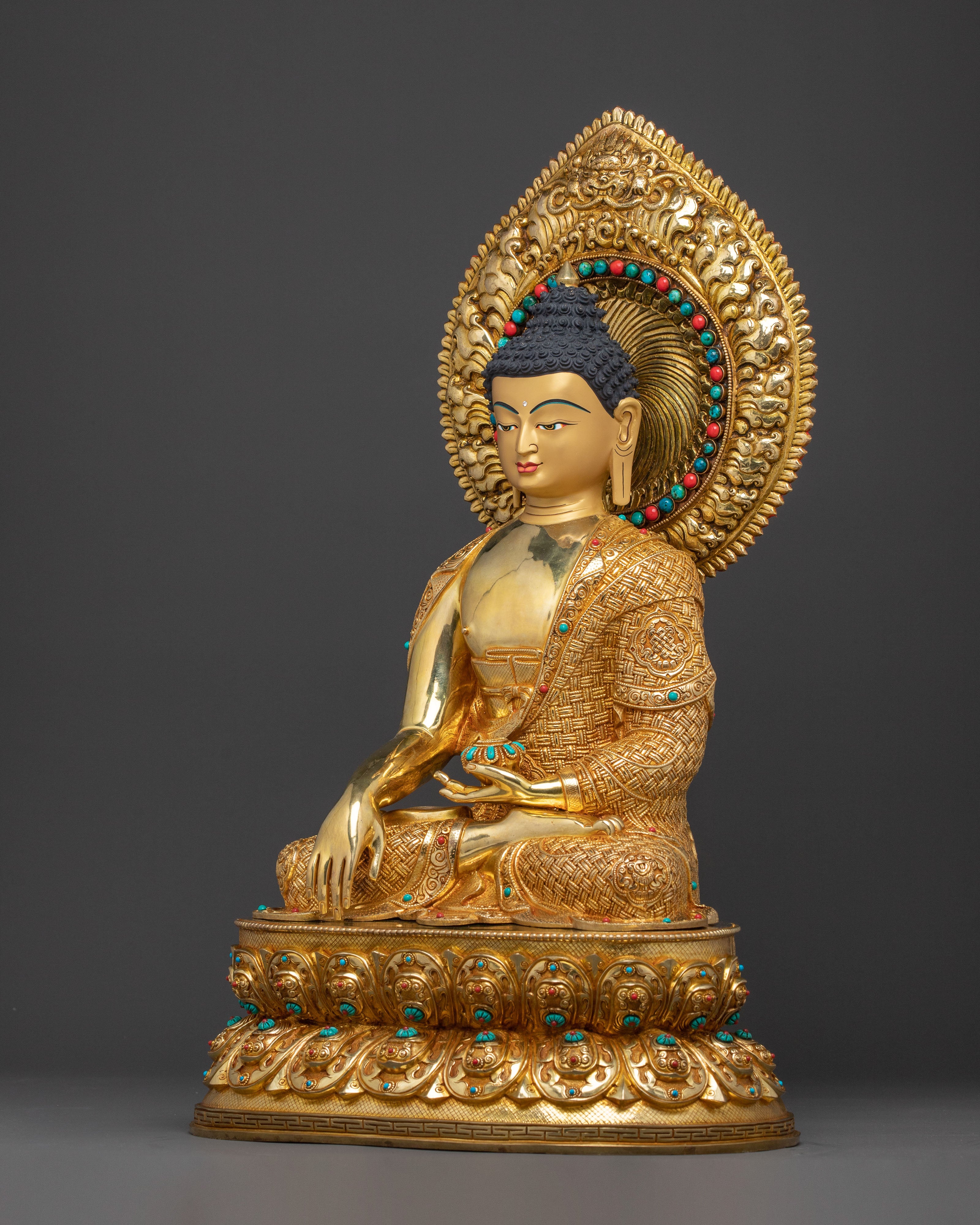 Handmade Shakyamuni Buddha Dharma Statue