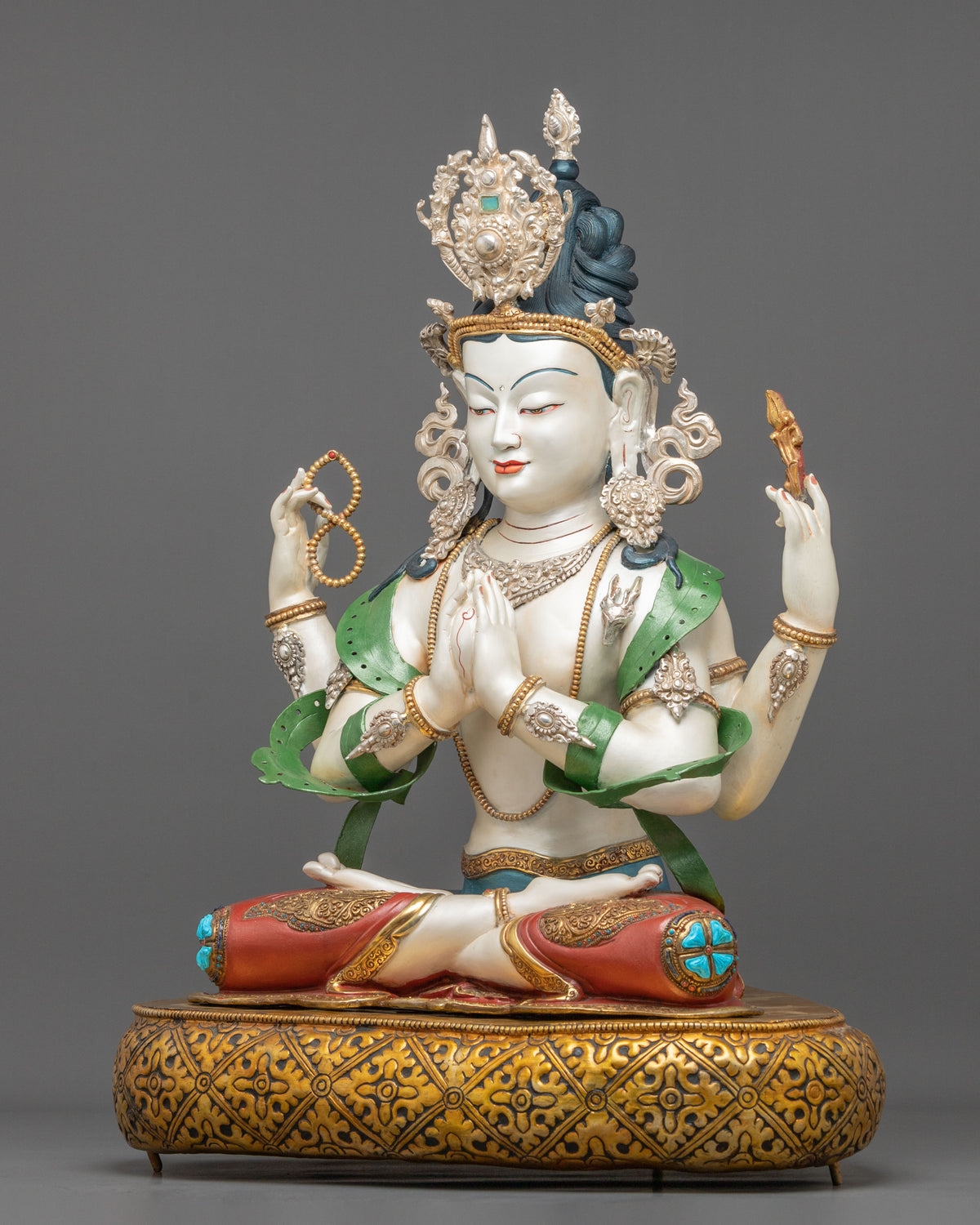 Divine Figurine of Chenrezig | Symbol of Compassion