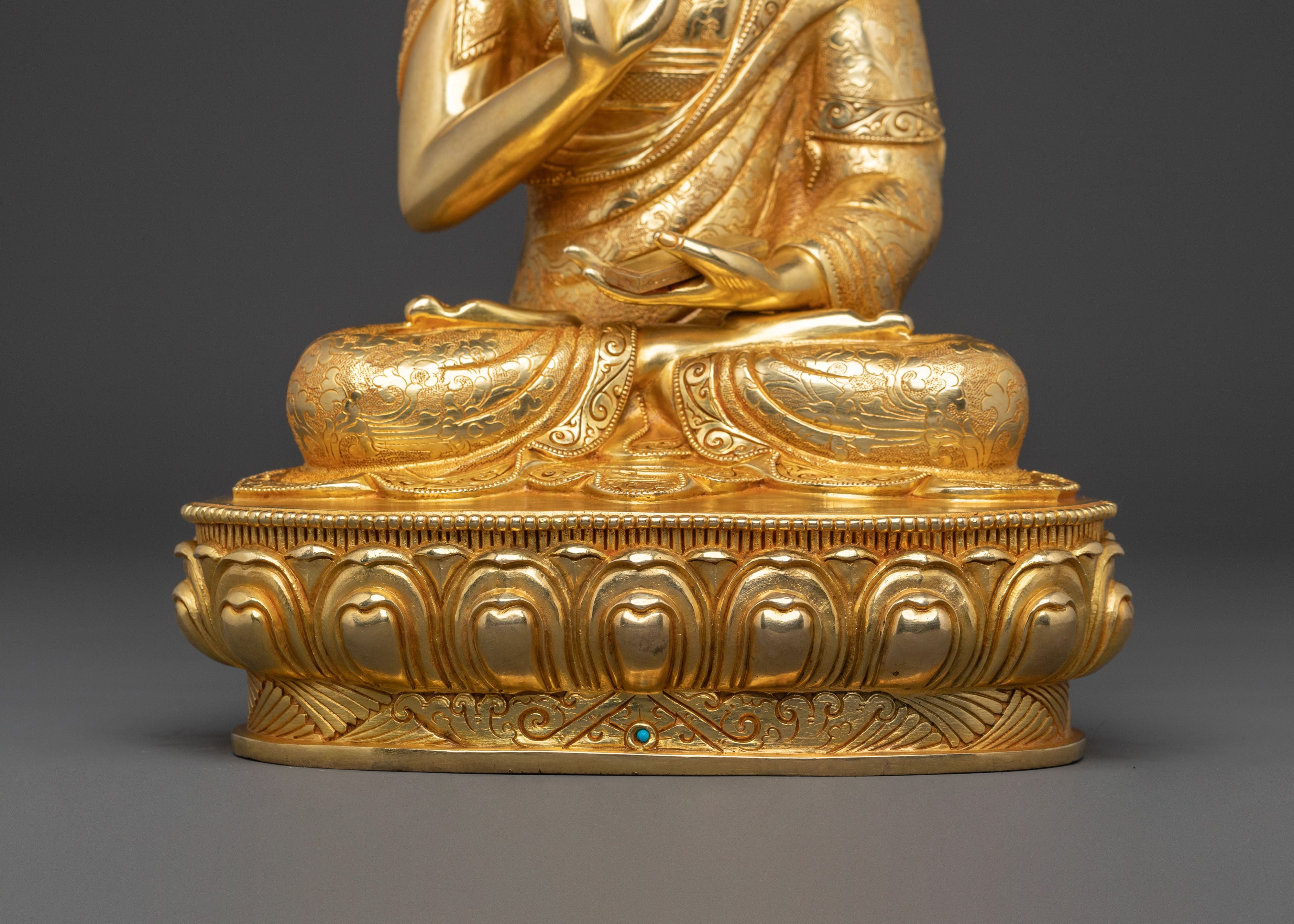 Disciples of Tsongkhapa Statue | Tibetan Buddhist Master Sculpture