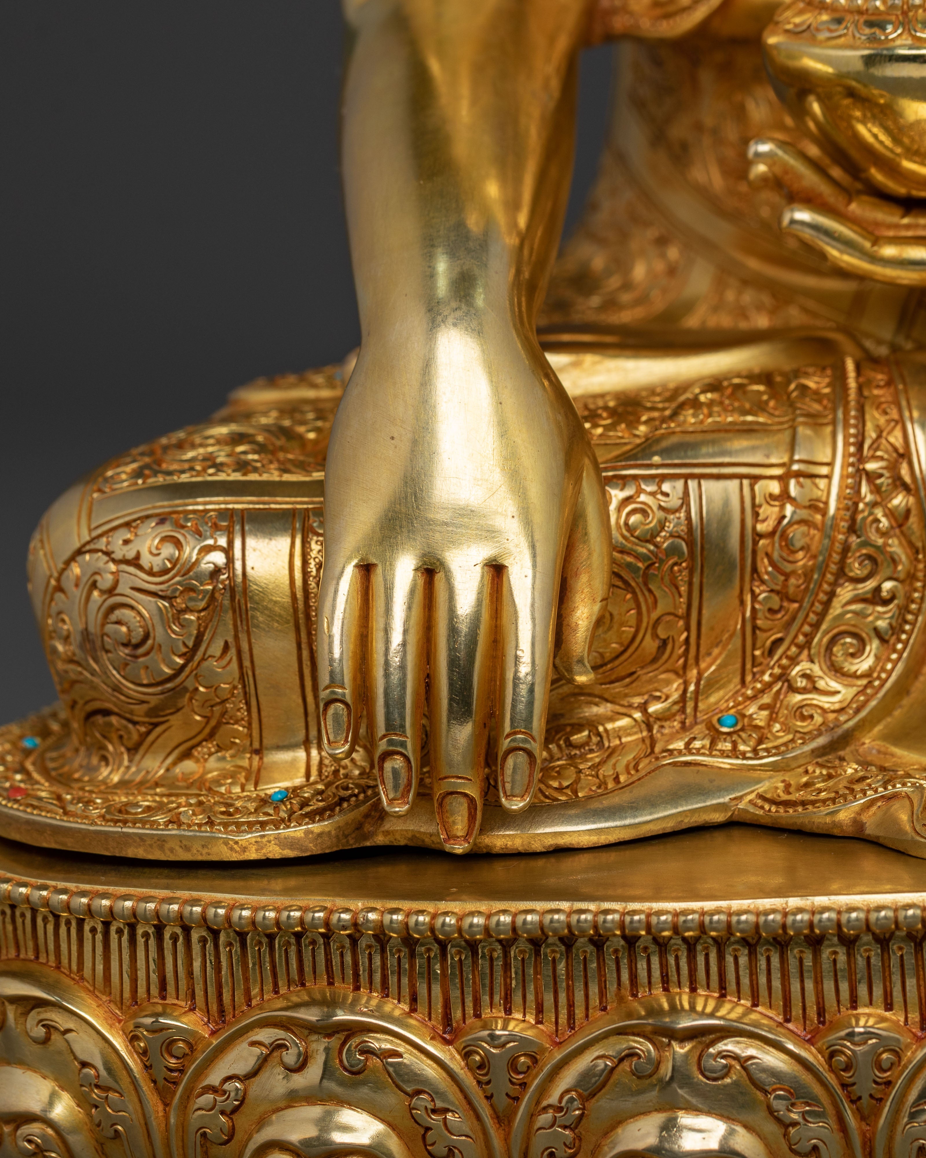 Handmade Shakyamuni Buddha Figurine | Home Decor