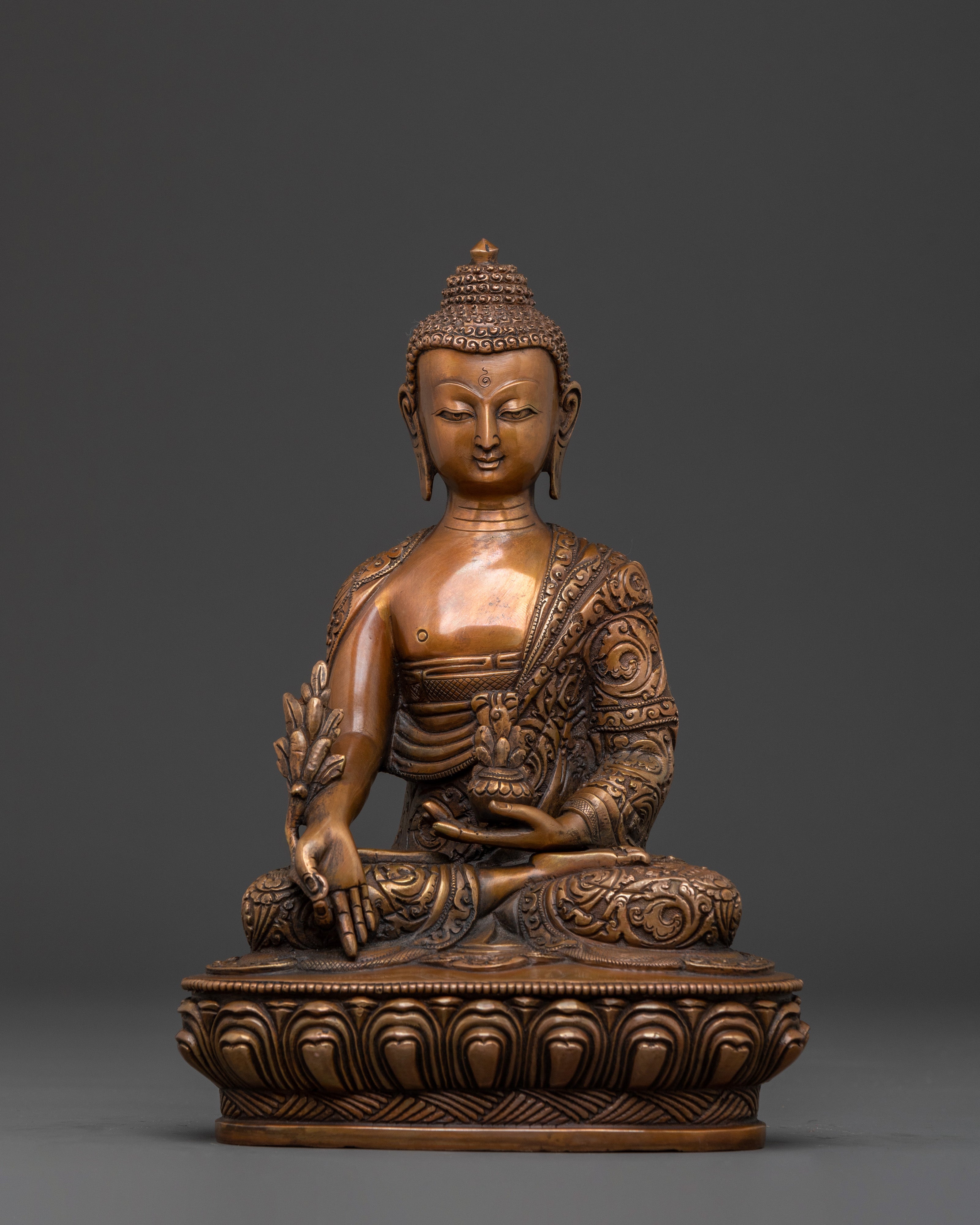 Medicine Buddha Tibetan Statue 