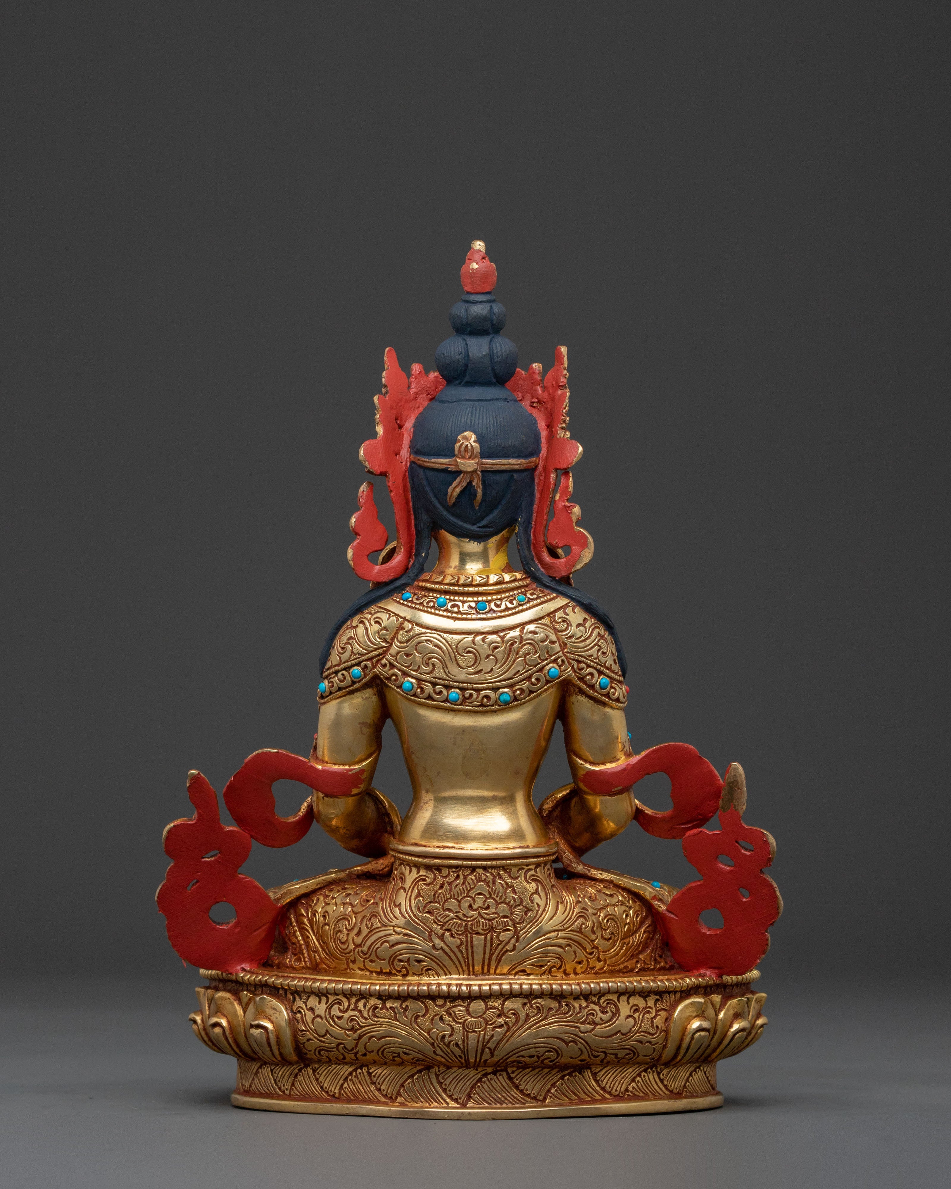 Handcrafted Amitayus Sculpture | Long Life Deity