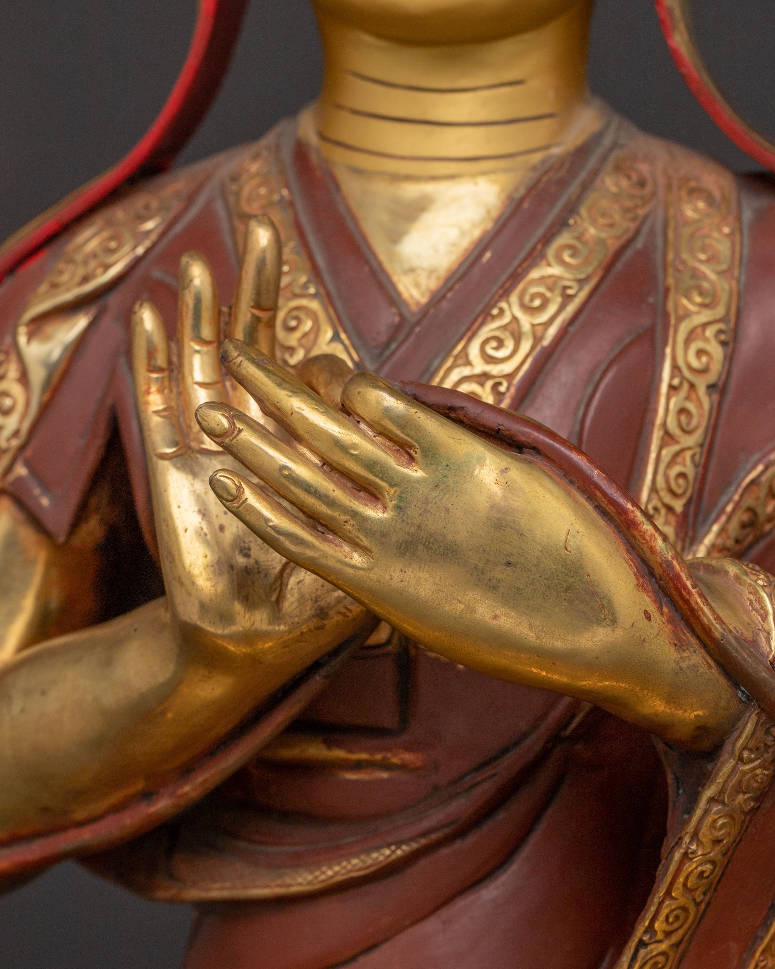 Tsongkhapa Great Master Statue | Teacher Figure