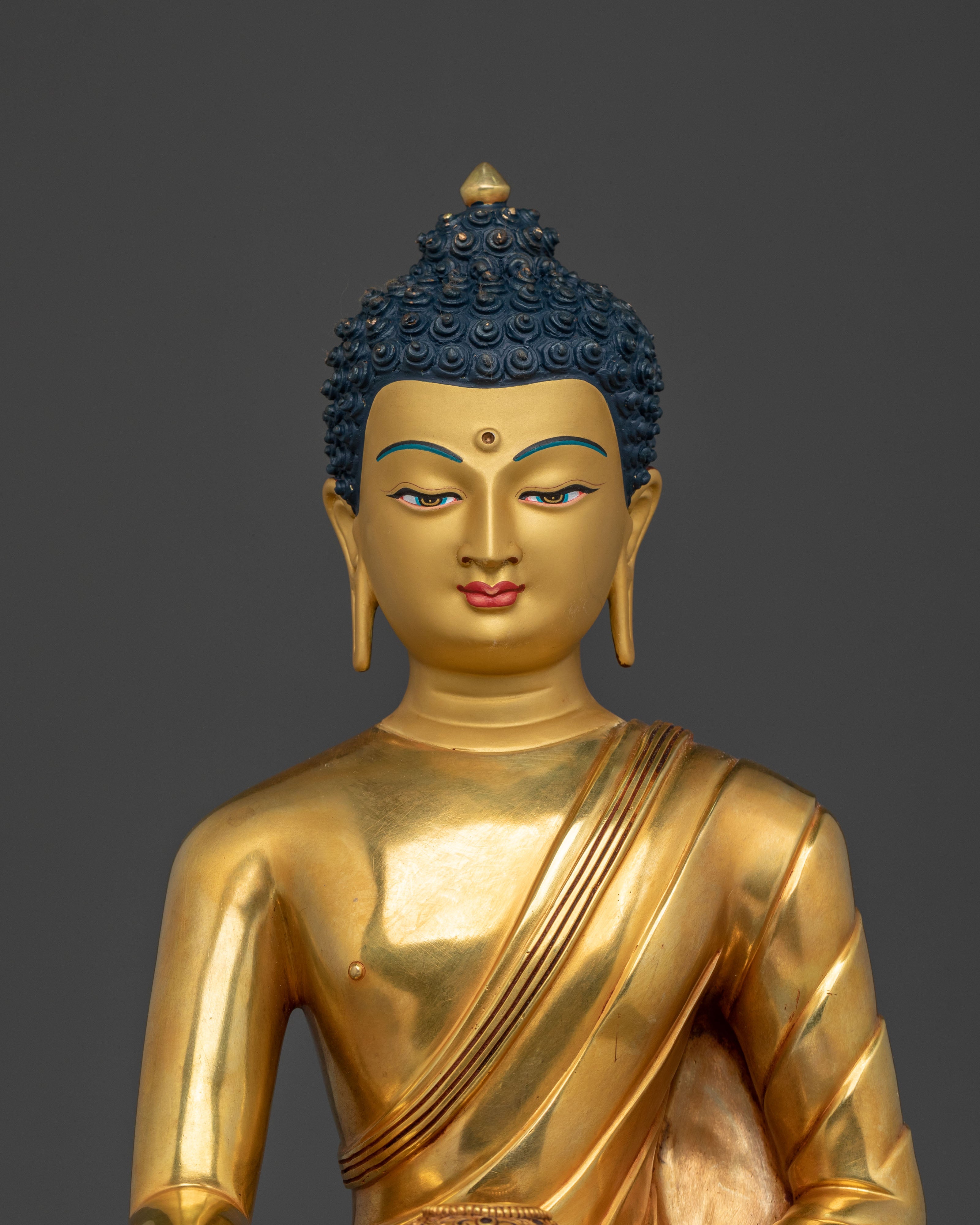 Golden Shakyamuni Buddha Statue | Home Decor