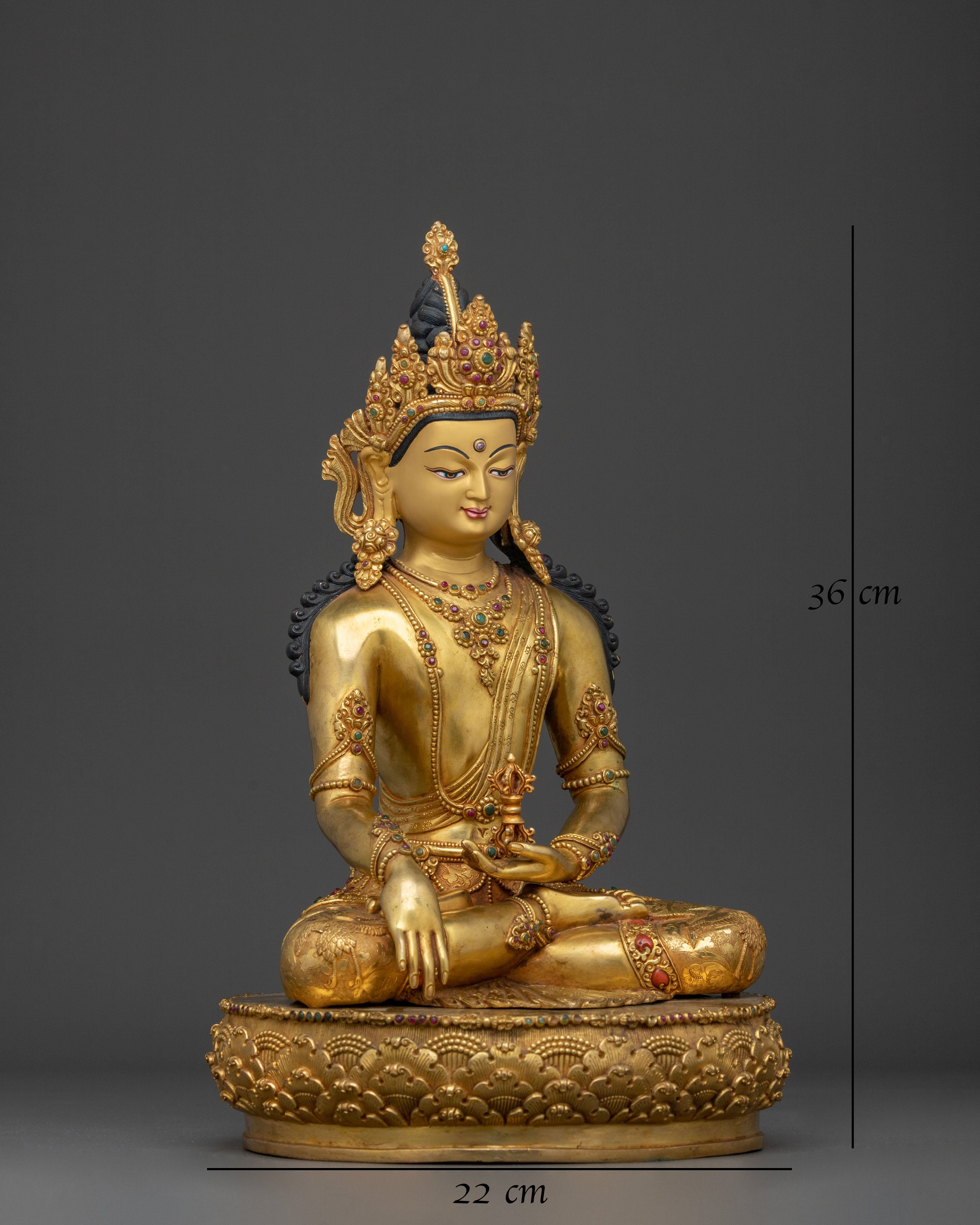 Radiant Buddhist Mitrugpa Statue | Home Decor