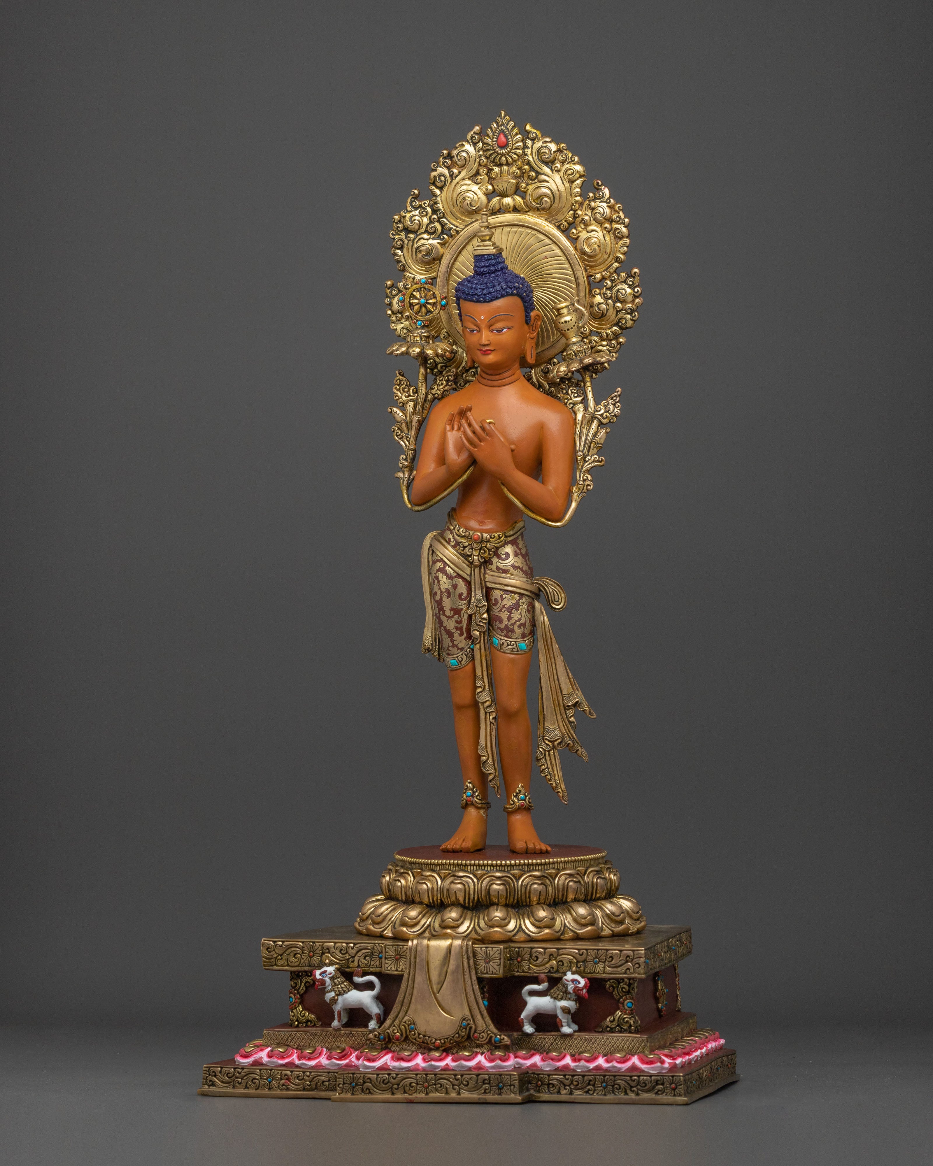 Handmade Maitreya Buddha Sculpture | Tibetan Buddhist Statue