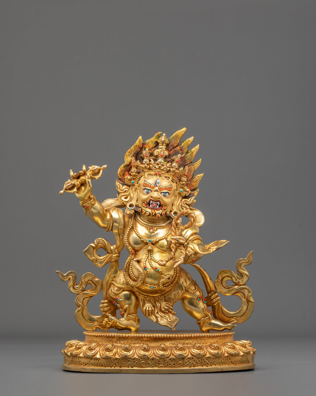 Mighty Protector Vajrapani Copper Sculpture