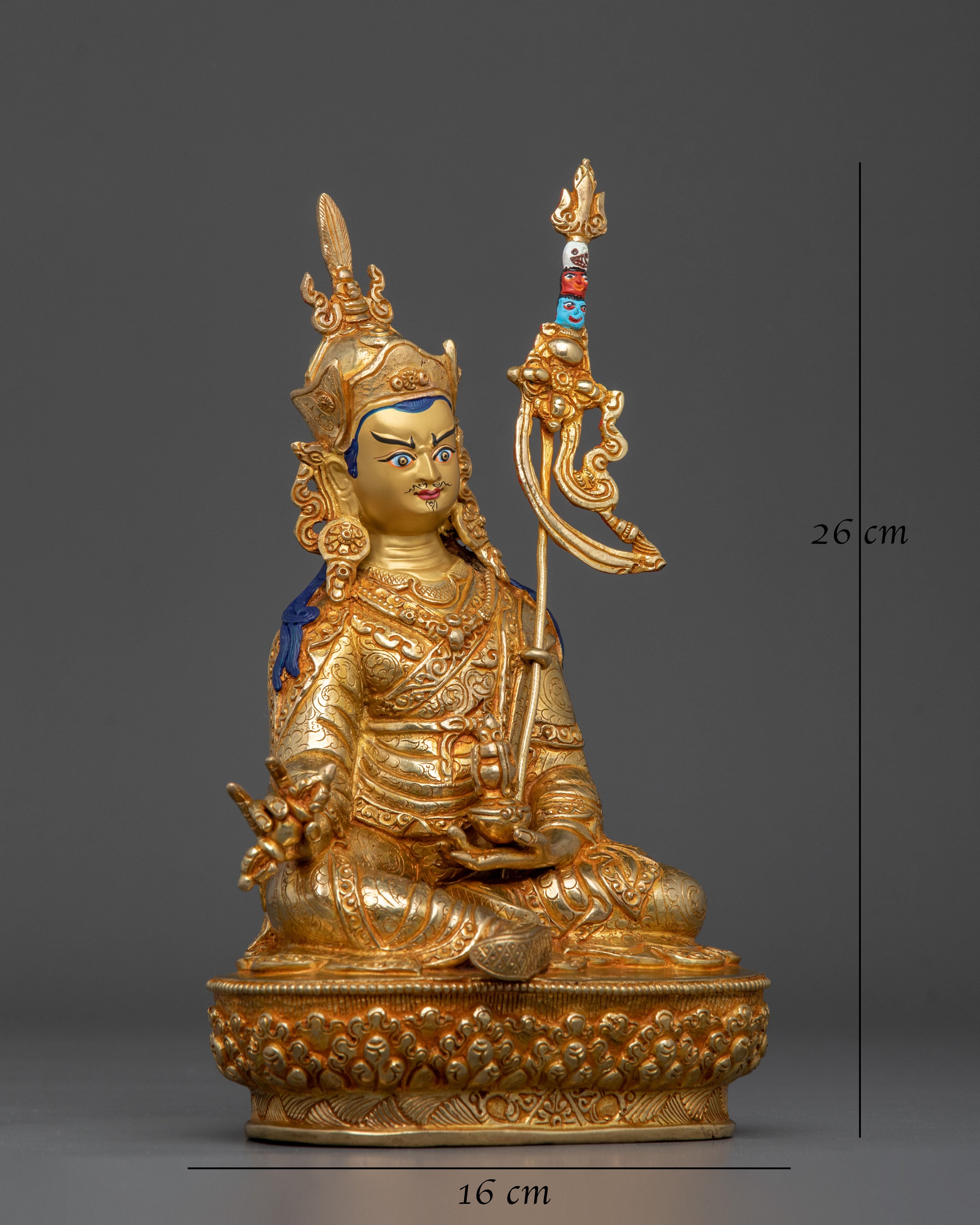 Vajra Guru Padmasambhava Statue | Lotus Born Master of Vajrayana Buddhism