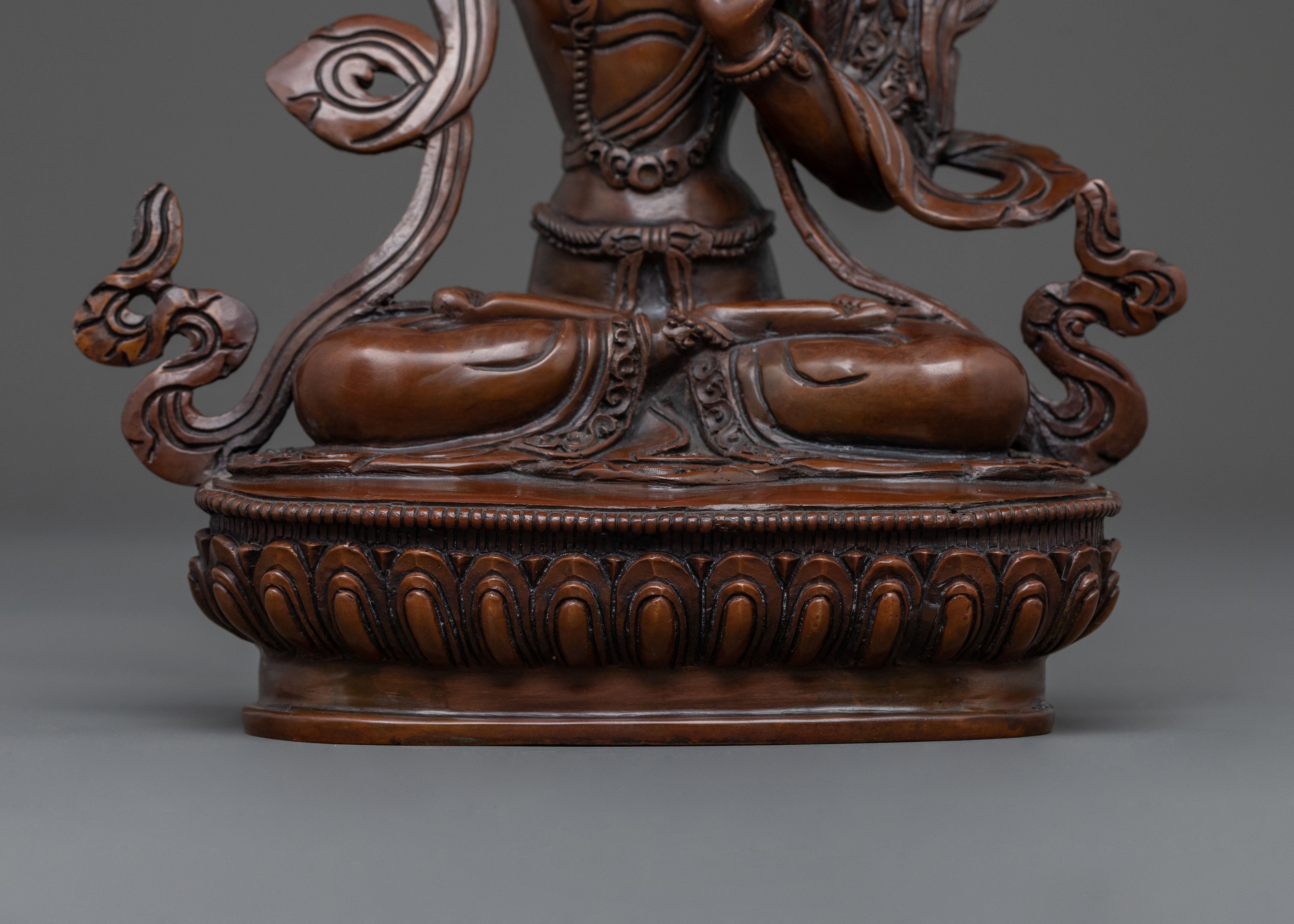 Flaming Sword Manjushri Statue | Bodhisattva of Wisdom