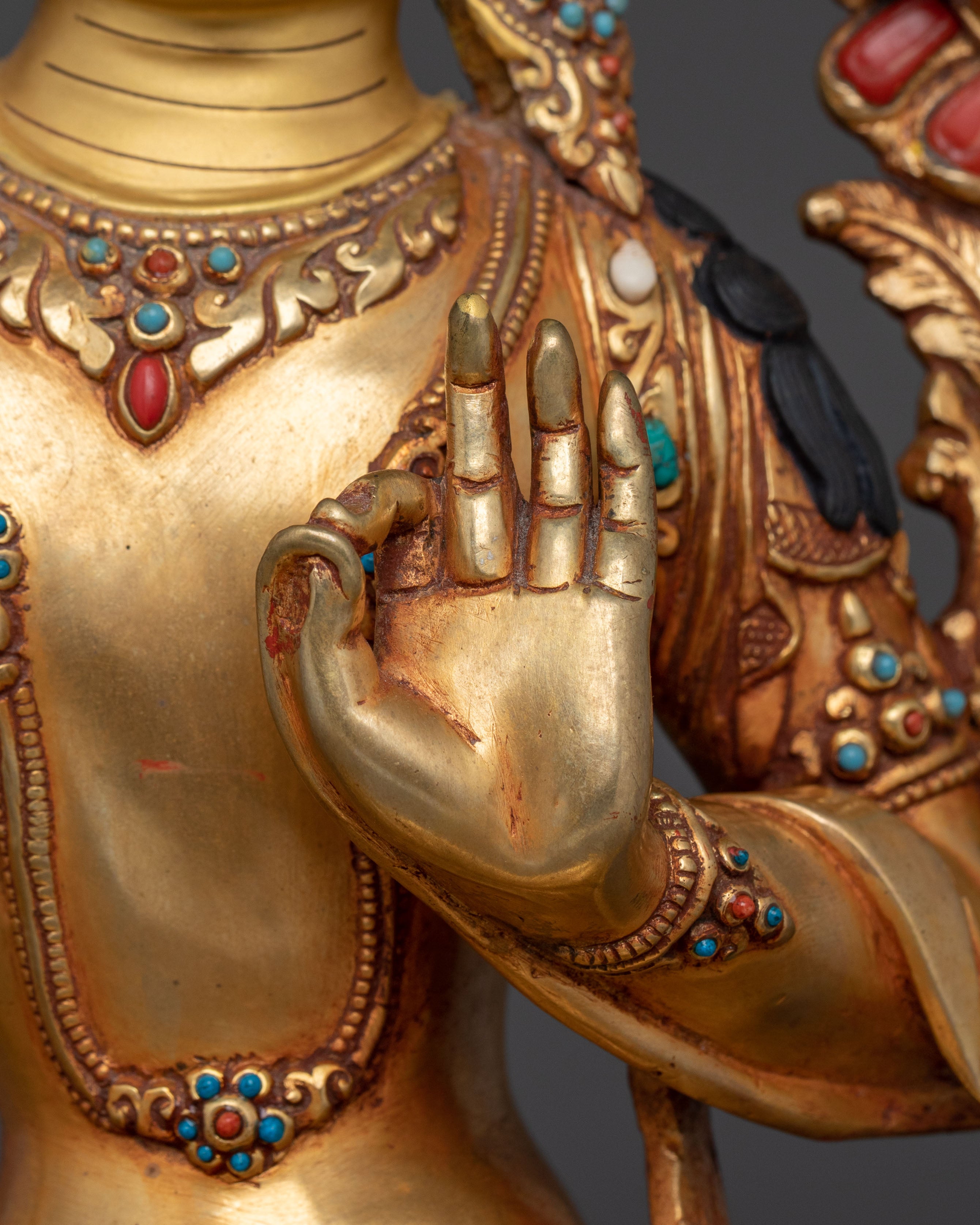 Manjushri Statue | Tibetan Wisdom Figurine