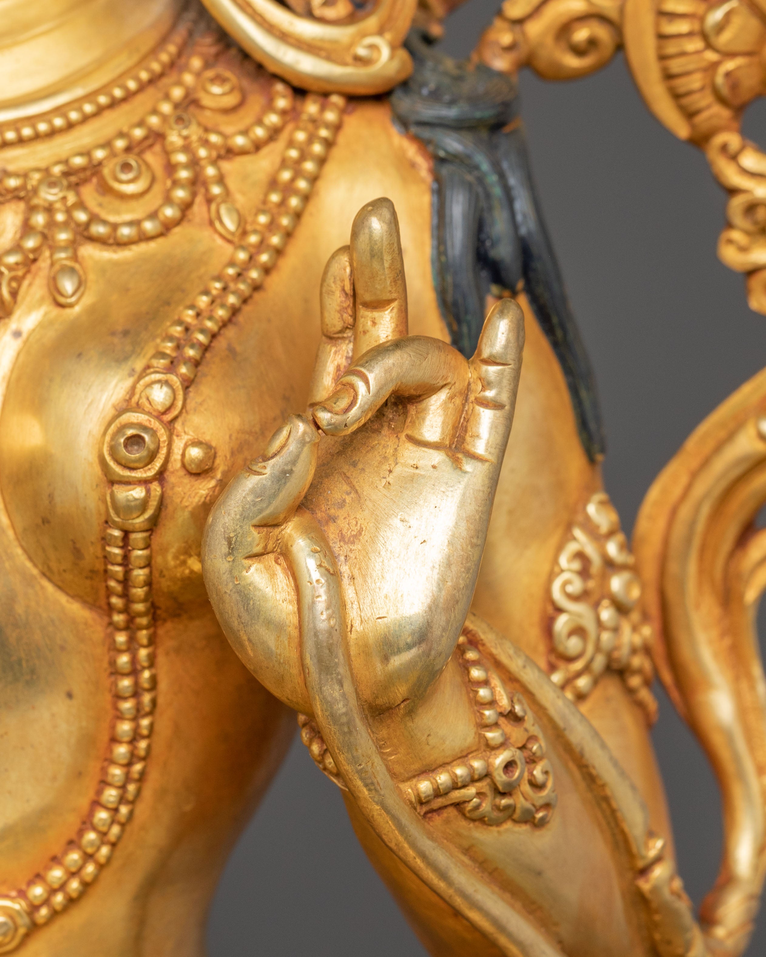 Handcrafted Statue of Mother Green Tara | Swift Protector
