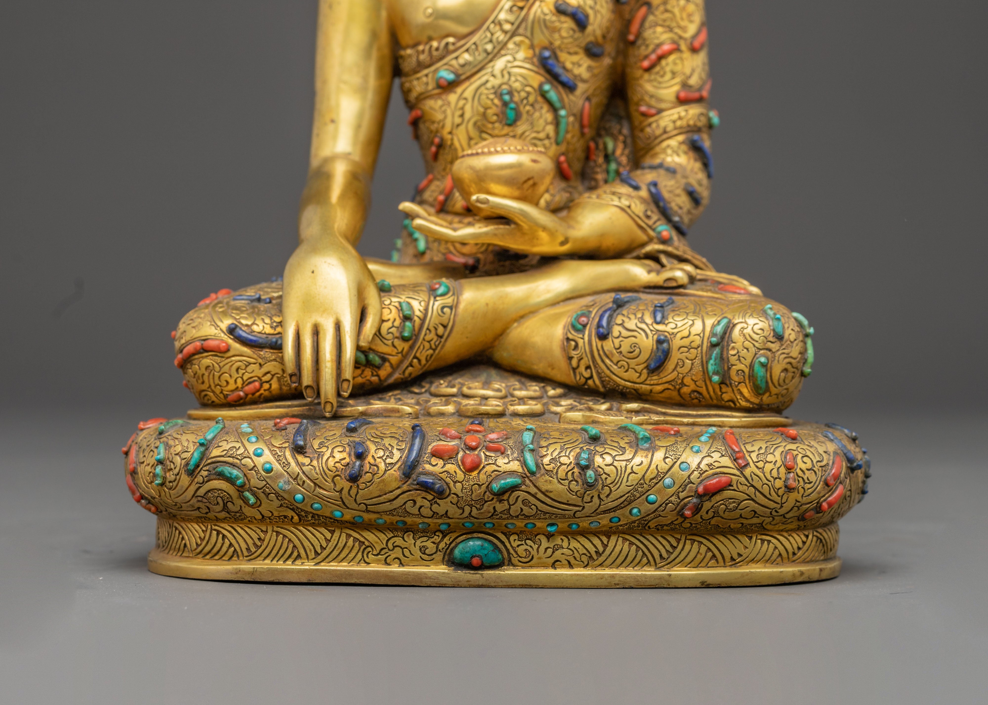 Handcrafted Buddha Shakyamuni Sculpture | Enlightened Sage of the Shakya Clan