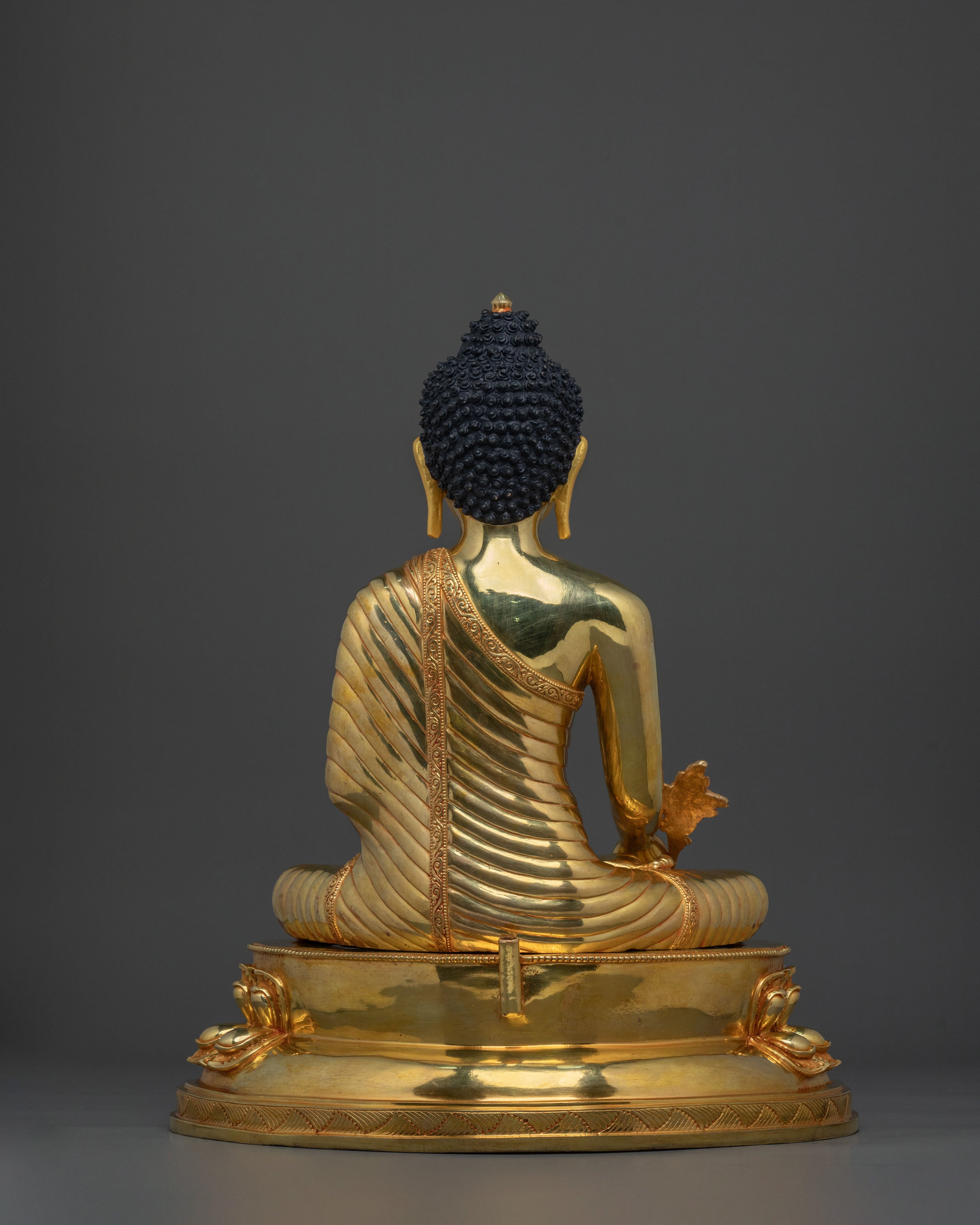 Healing Buddha Bhaisajyaguru Art: 24K Gold Gilded