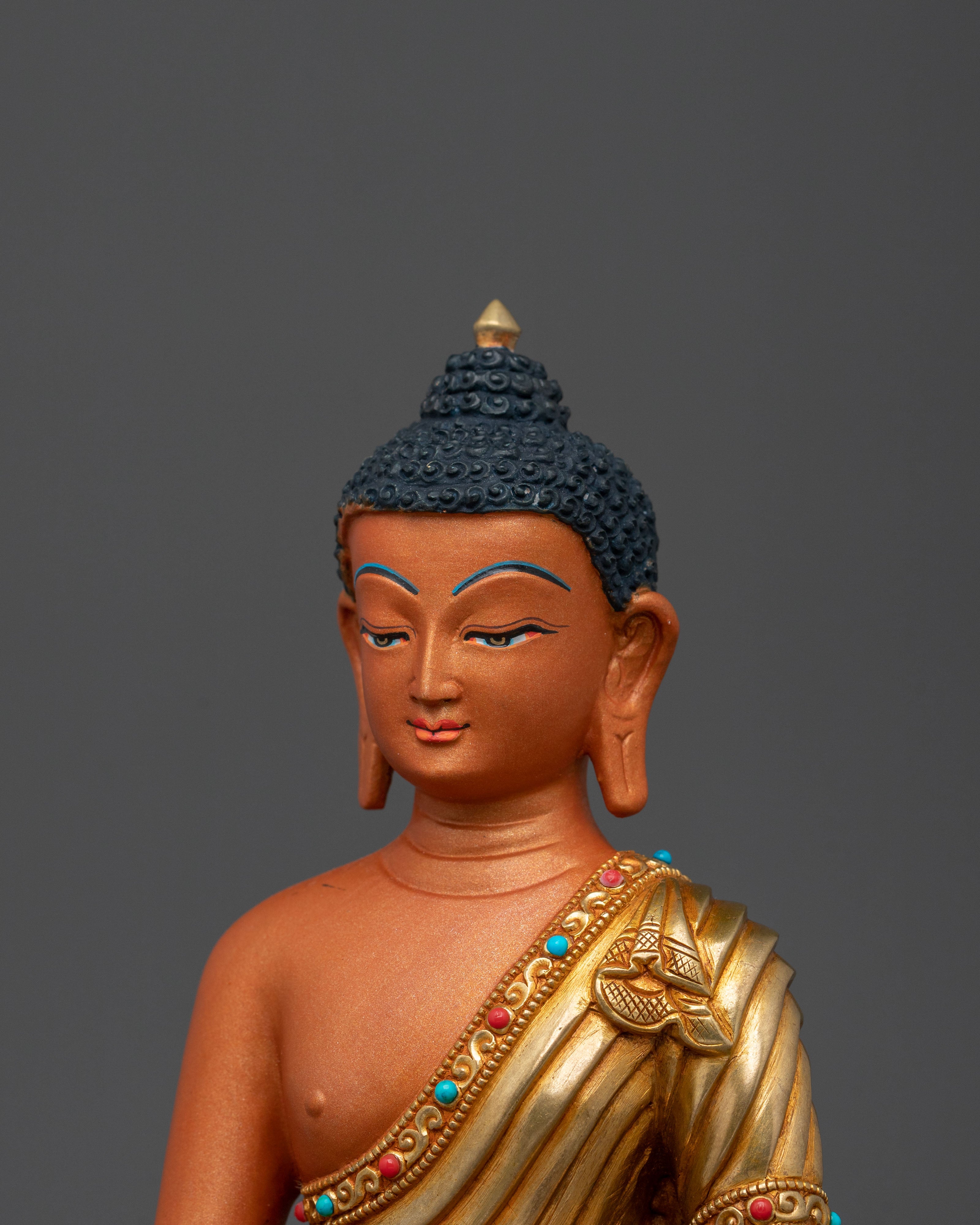 Three Buddhas Altar Statue Set | Sacred Tibetan Buddhist Trio Sculpture