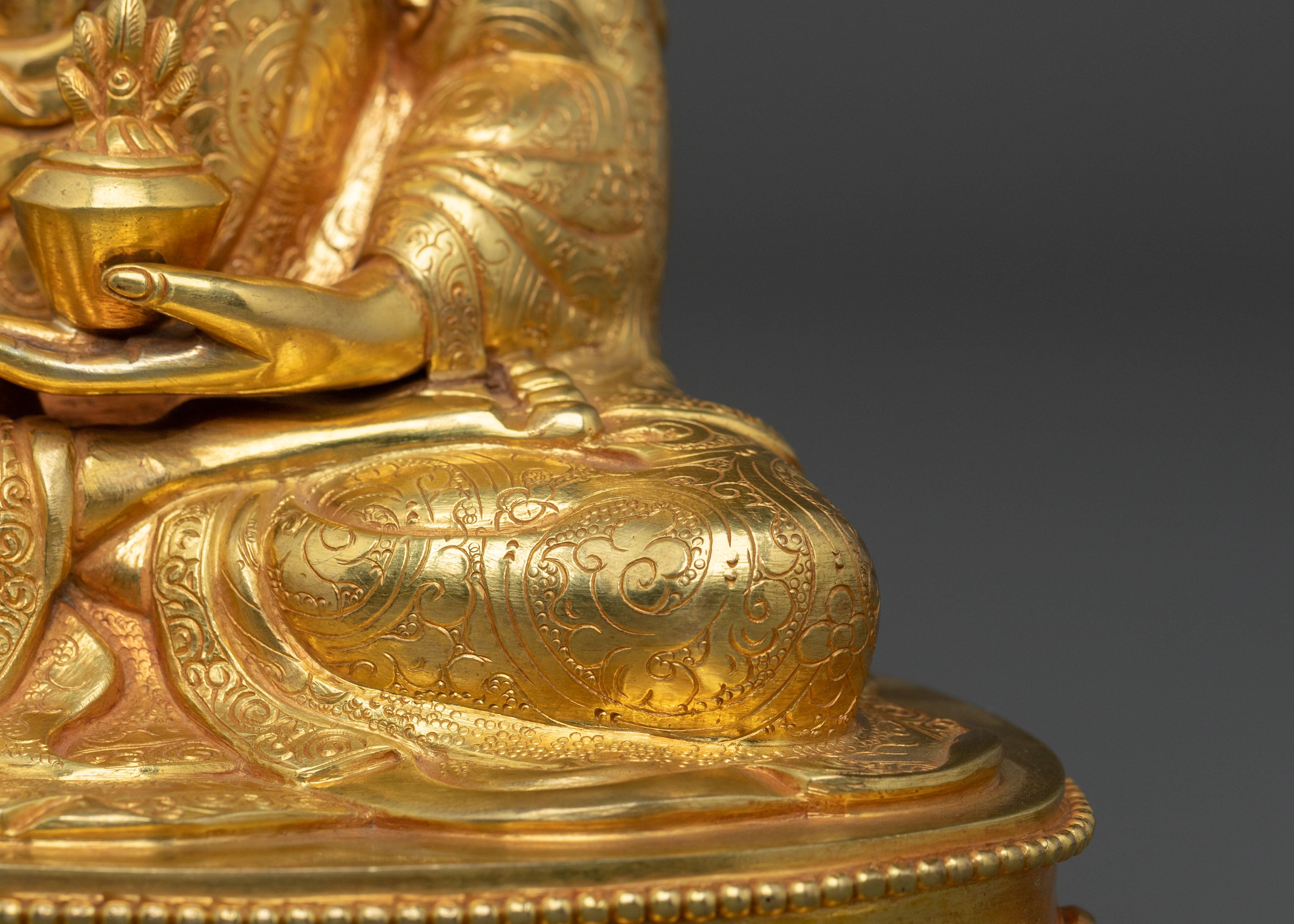 Medicine Buddha Tibetan Buddhist Statue | Healing Buddha of Compassion