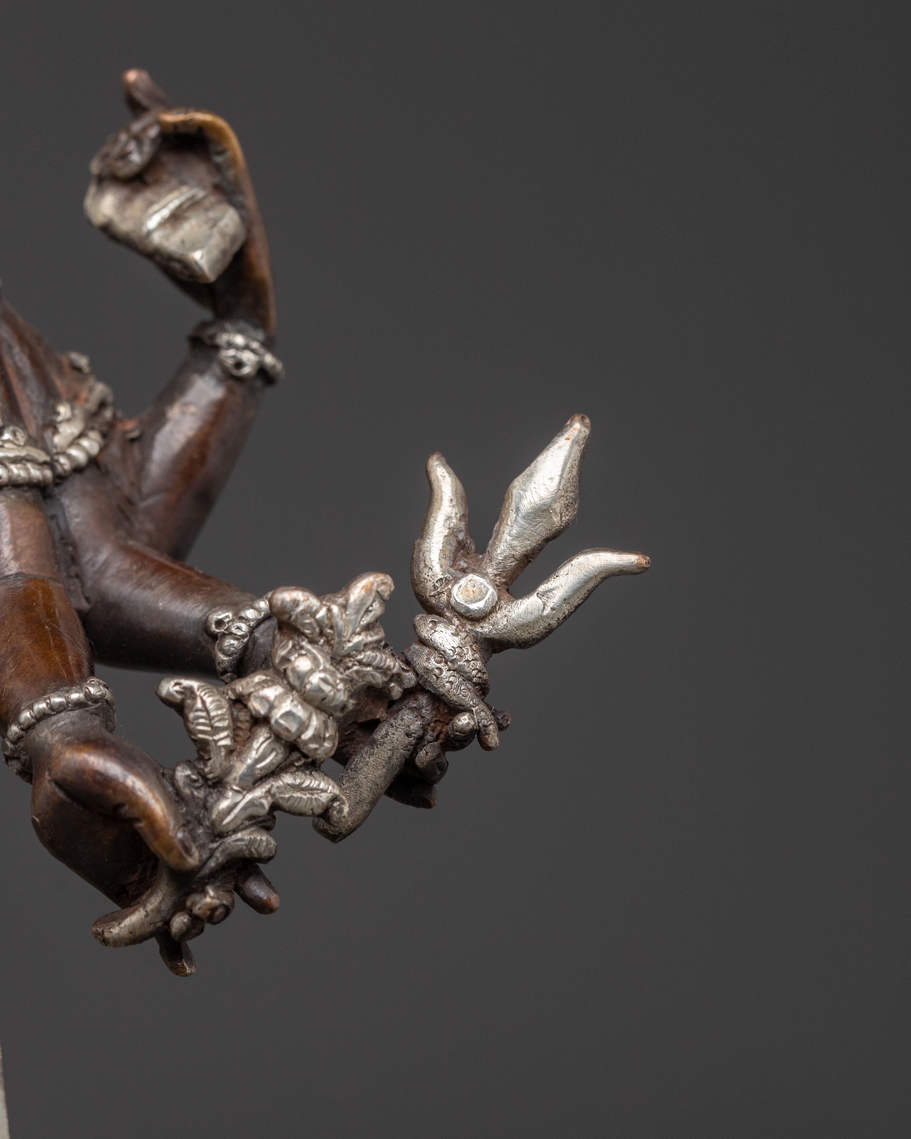 Traditional Oxidized Copper Body Statue of Lokeshwor | Lord of Compassion