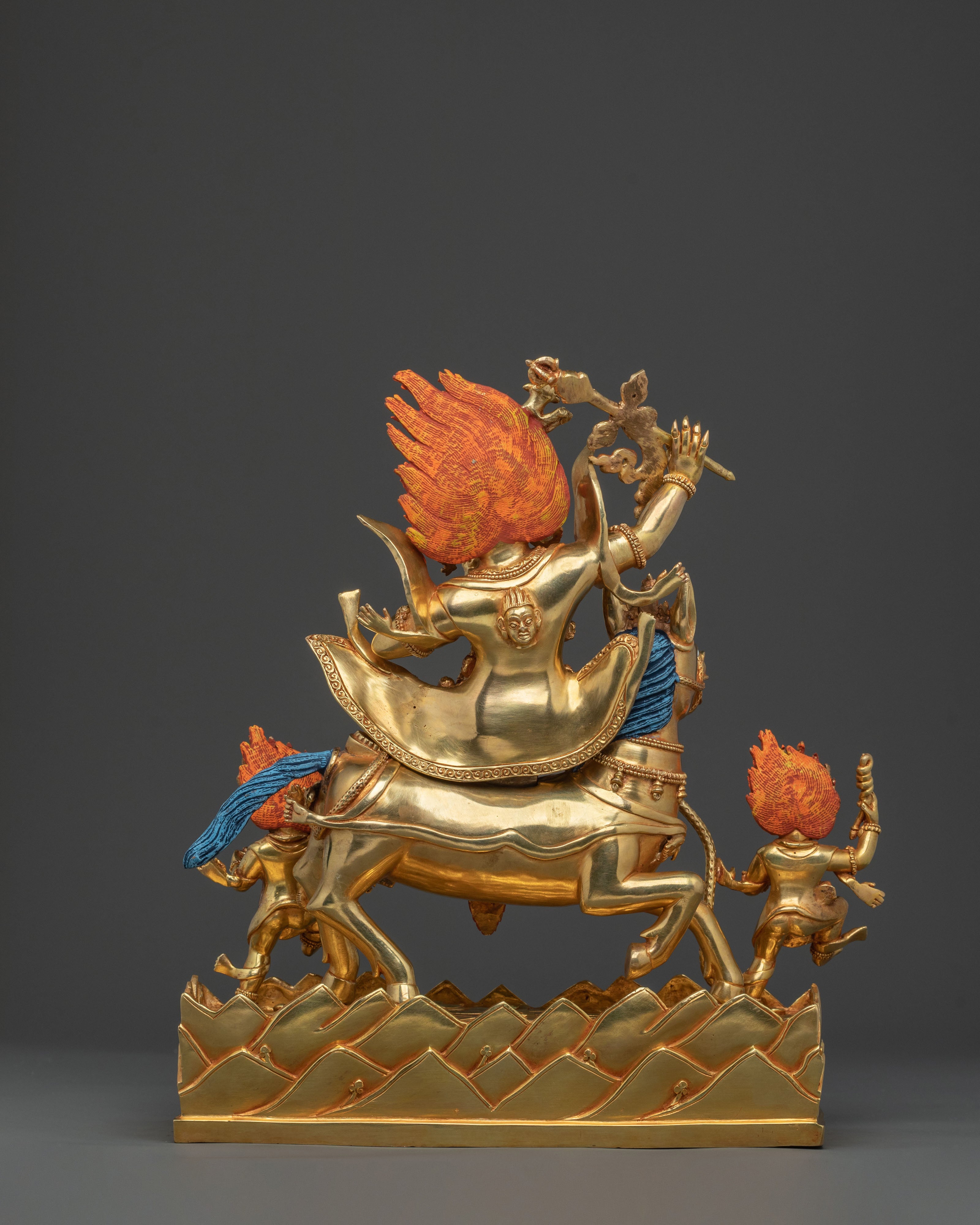 Palden Lhamo Buddhist Figurine | Wrathful Deity of Protection