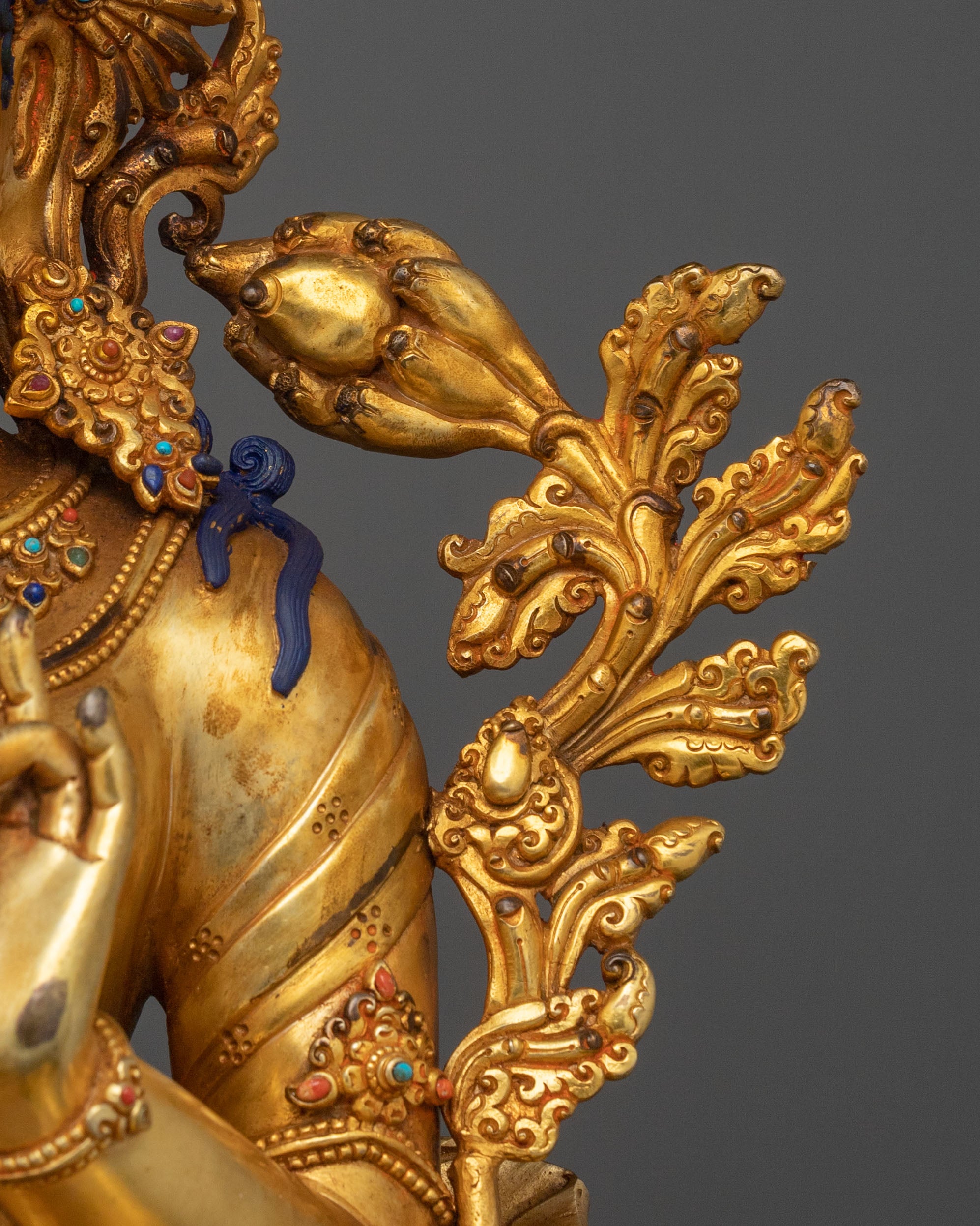 Green Tara Sacred Statue | Tibetan Goddess
