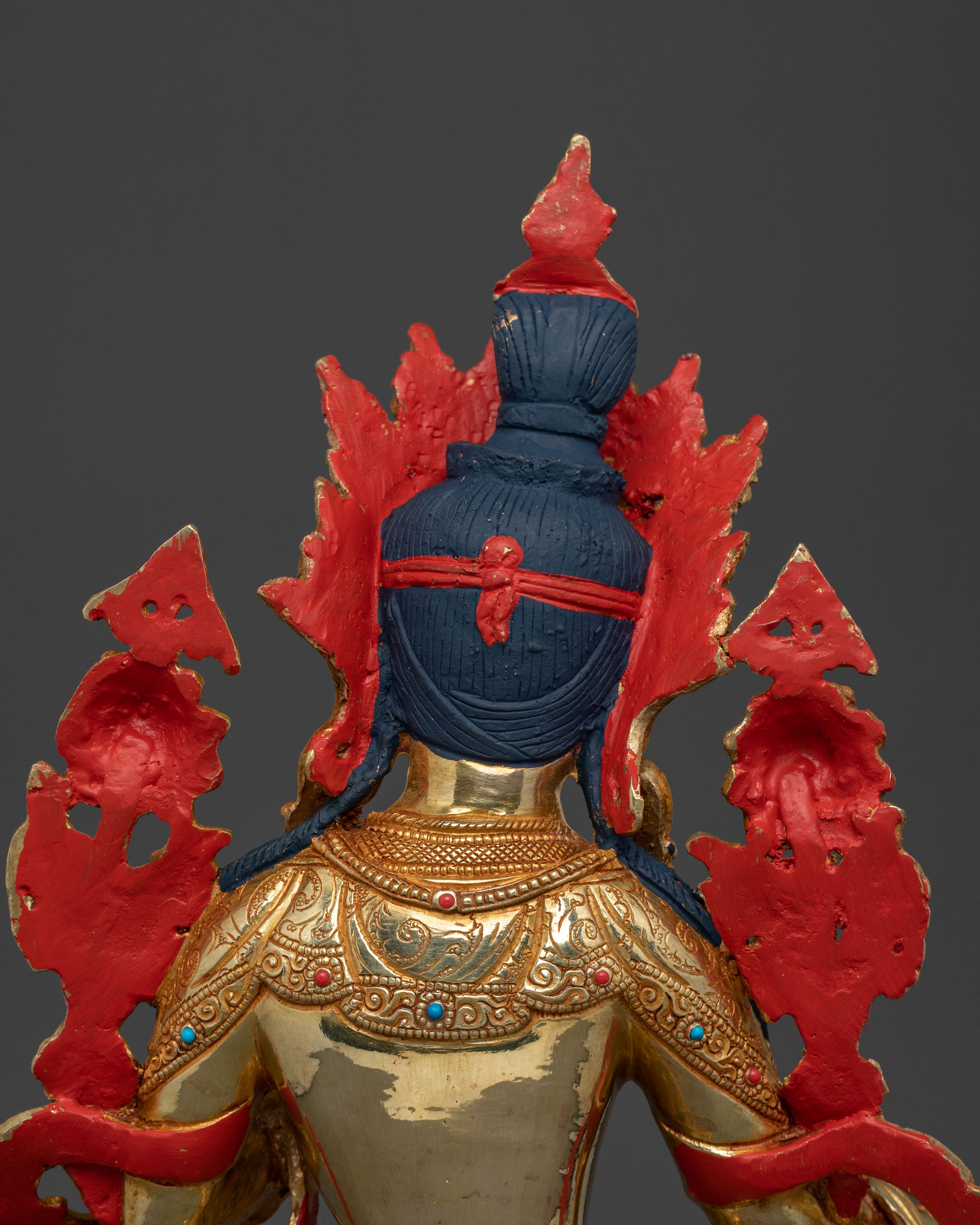 Green Tara Bodhisattva Handcrafted Sculpture