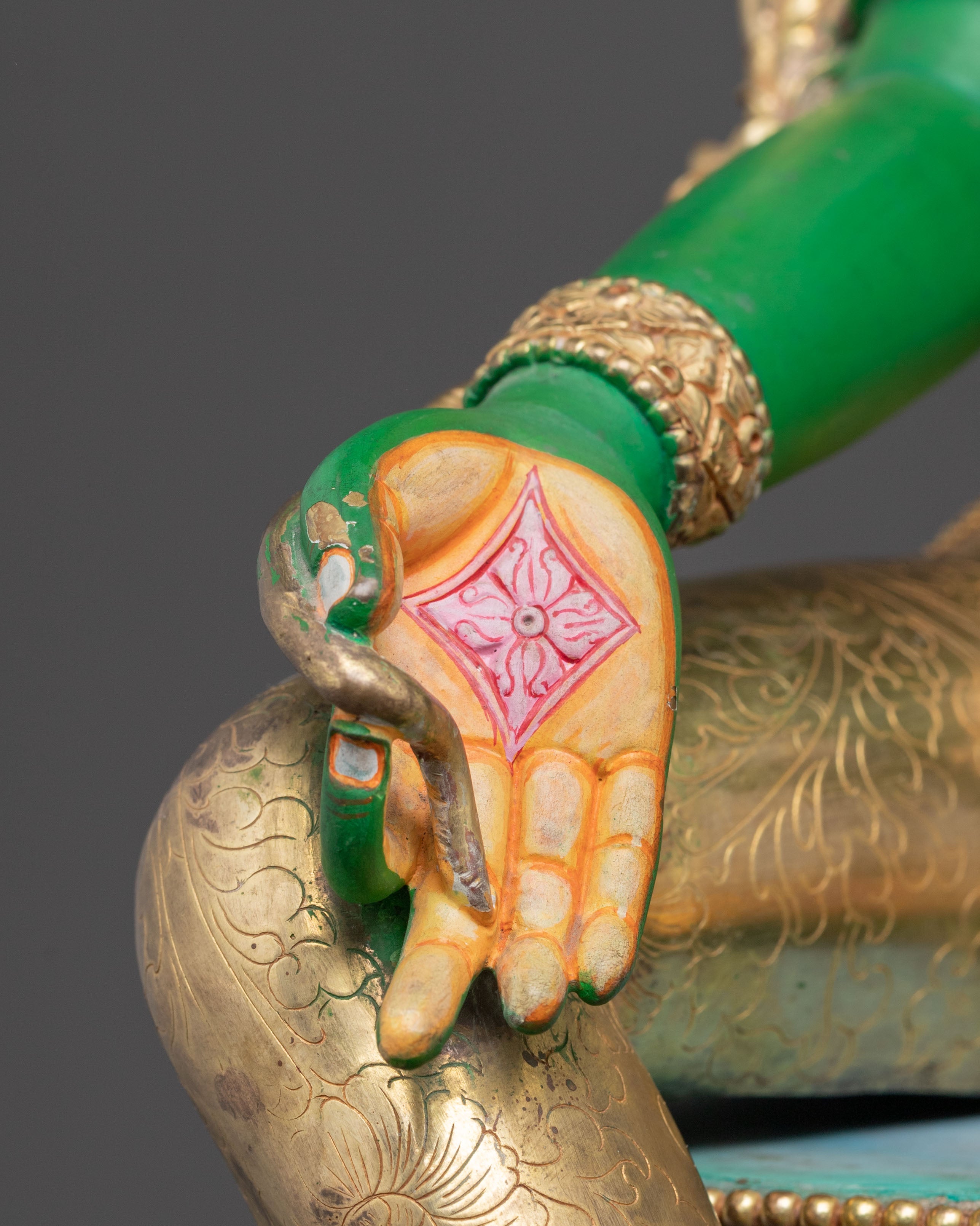 Peaceful Statue of Mother Green Tara | Swift Compassion