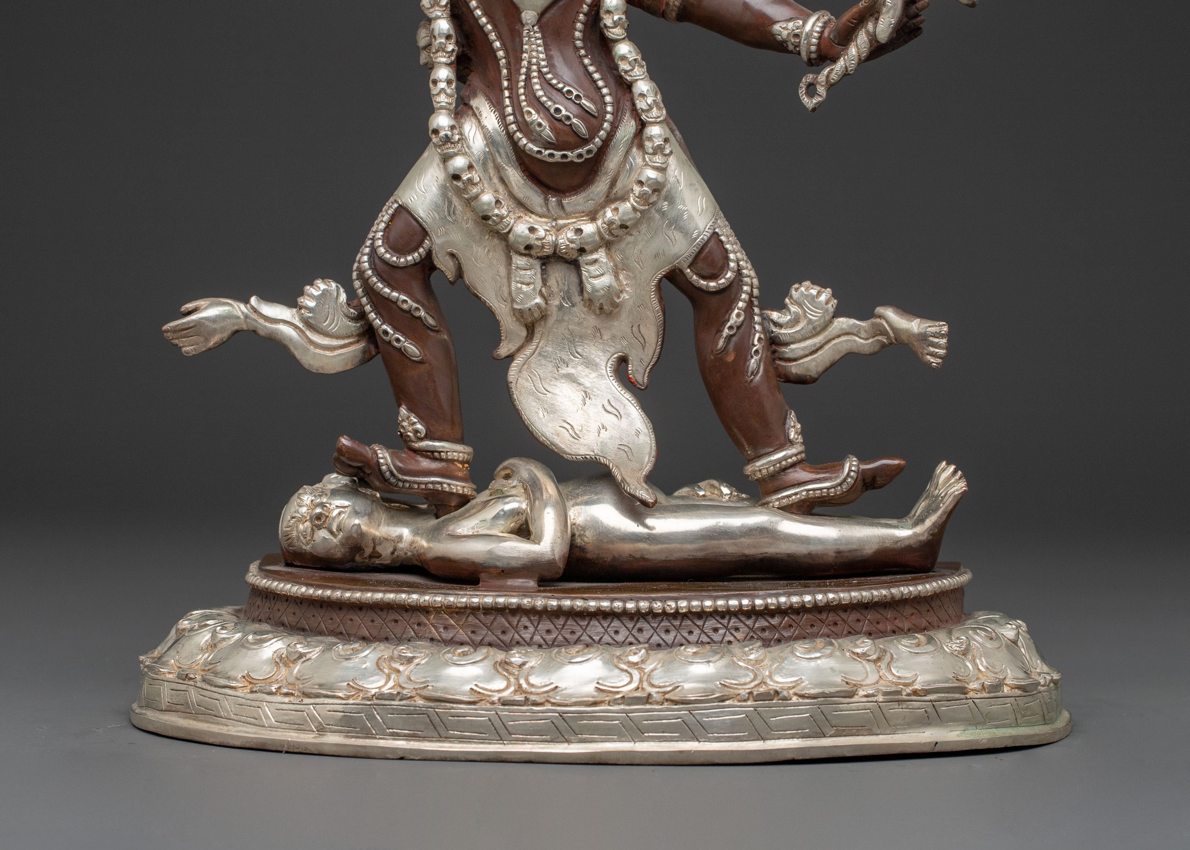 Handcrafted Ekajati Sacred Statue: Protector Deity