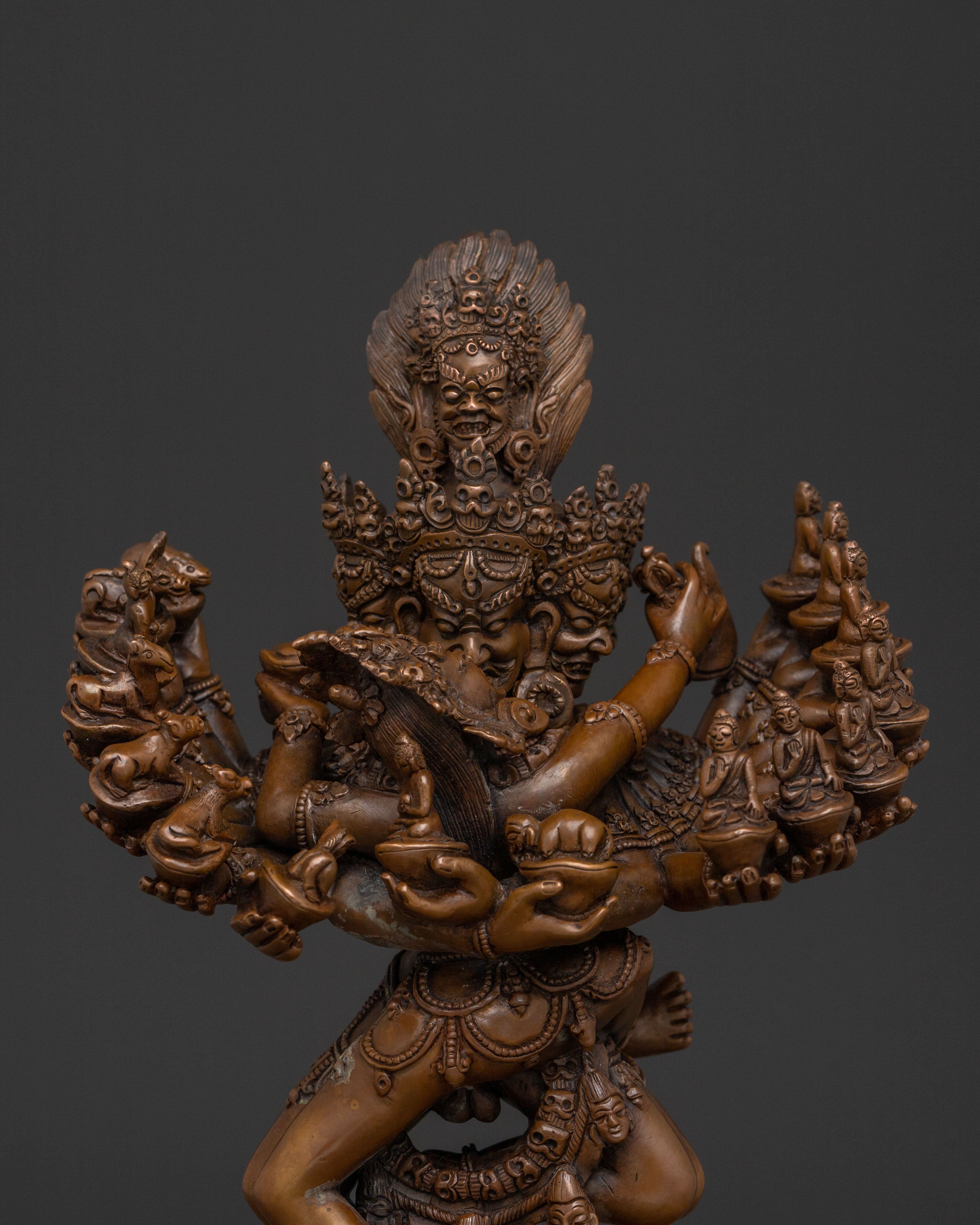 Hevajra Tantric Deity Statue | Fierce Protector of Vajrayana Wisdom