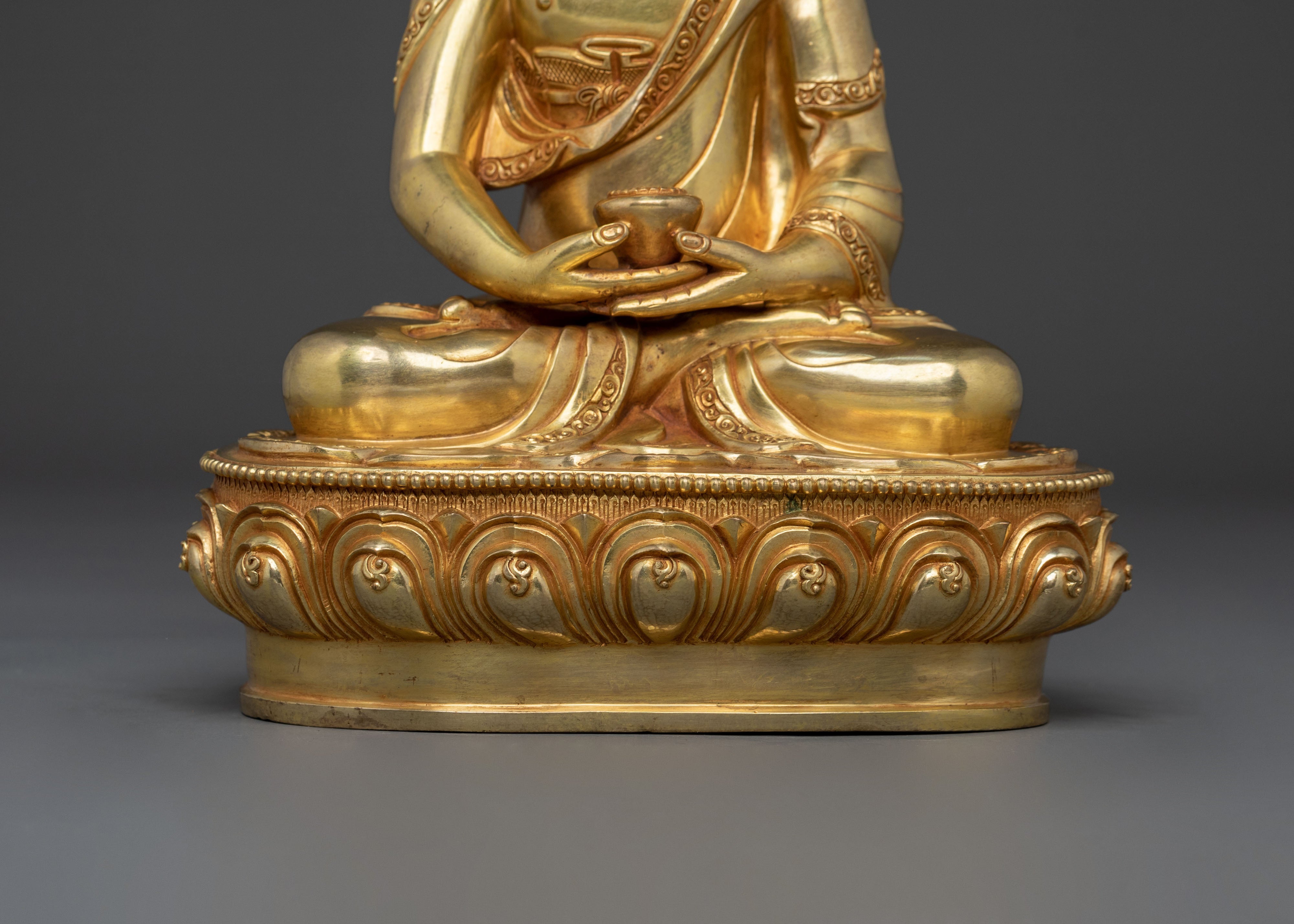 Radiant Amitabha Buddha Statue | Spiritual Home Decor Figurine