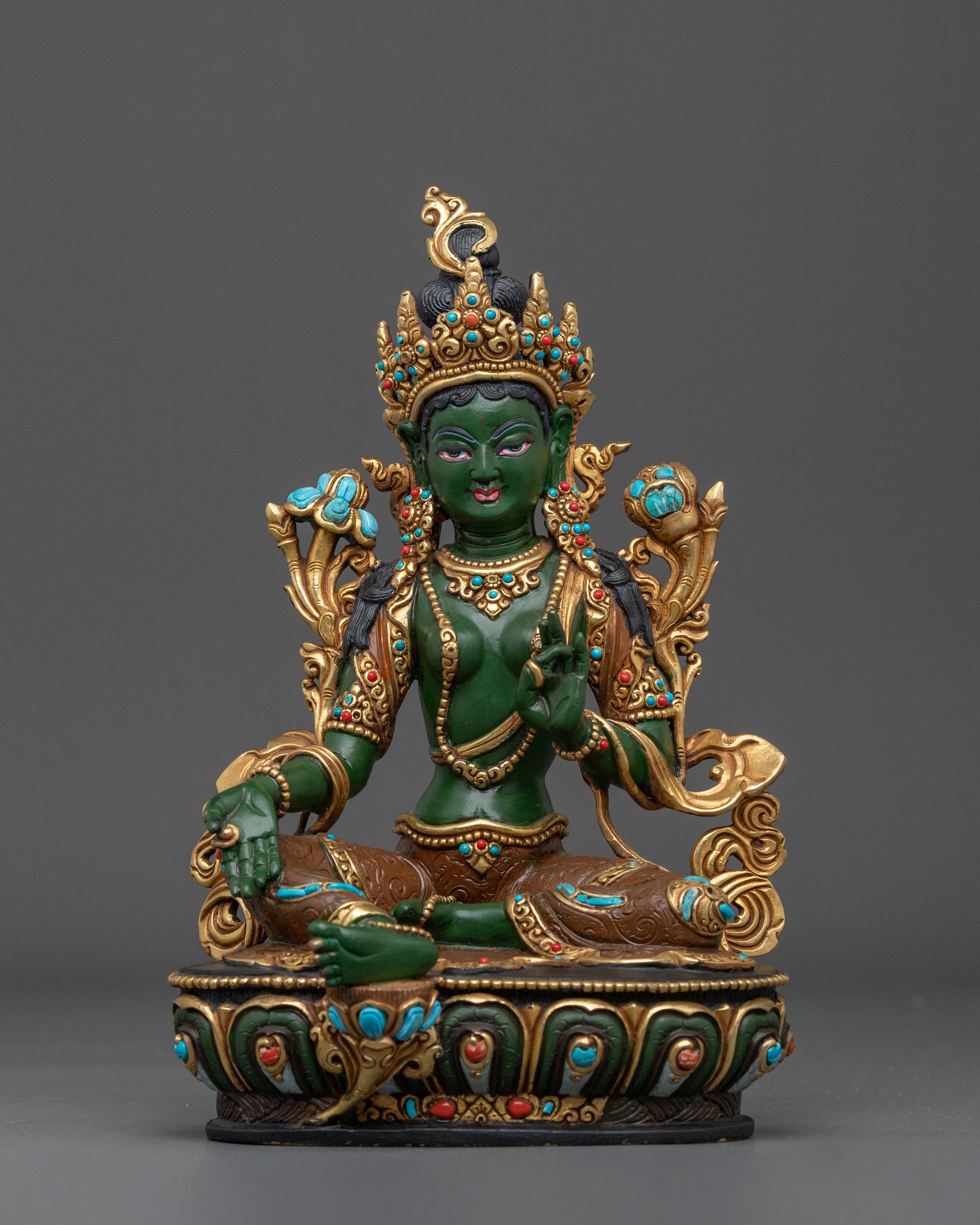Green Tara Statue 