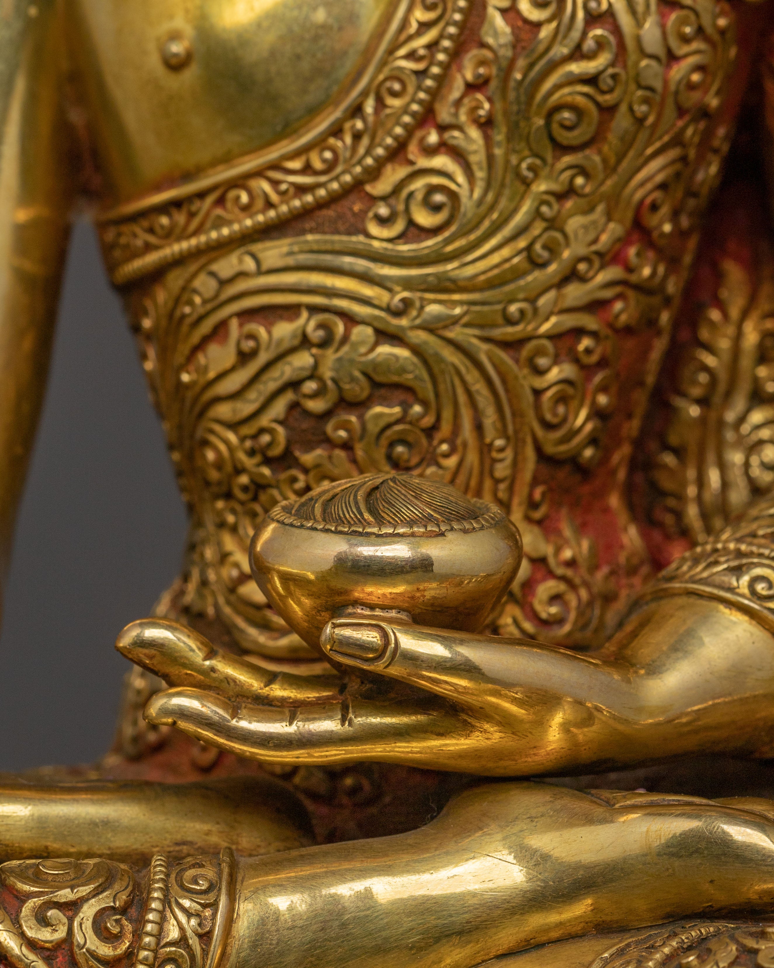 Handmade Shakyamuni Buddha Dharma Statue for Altars