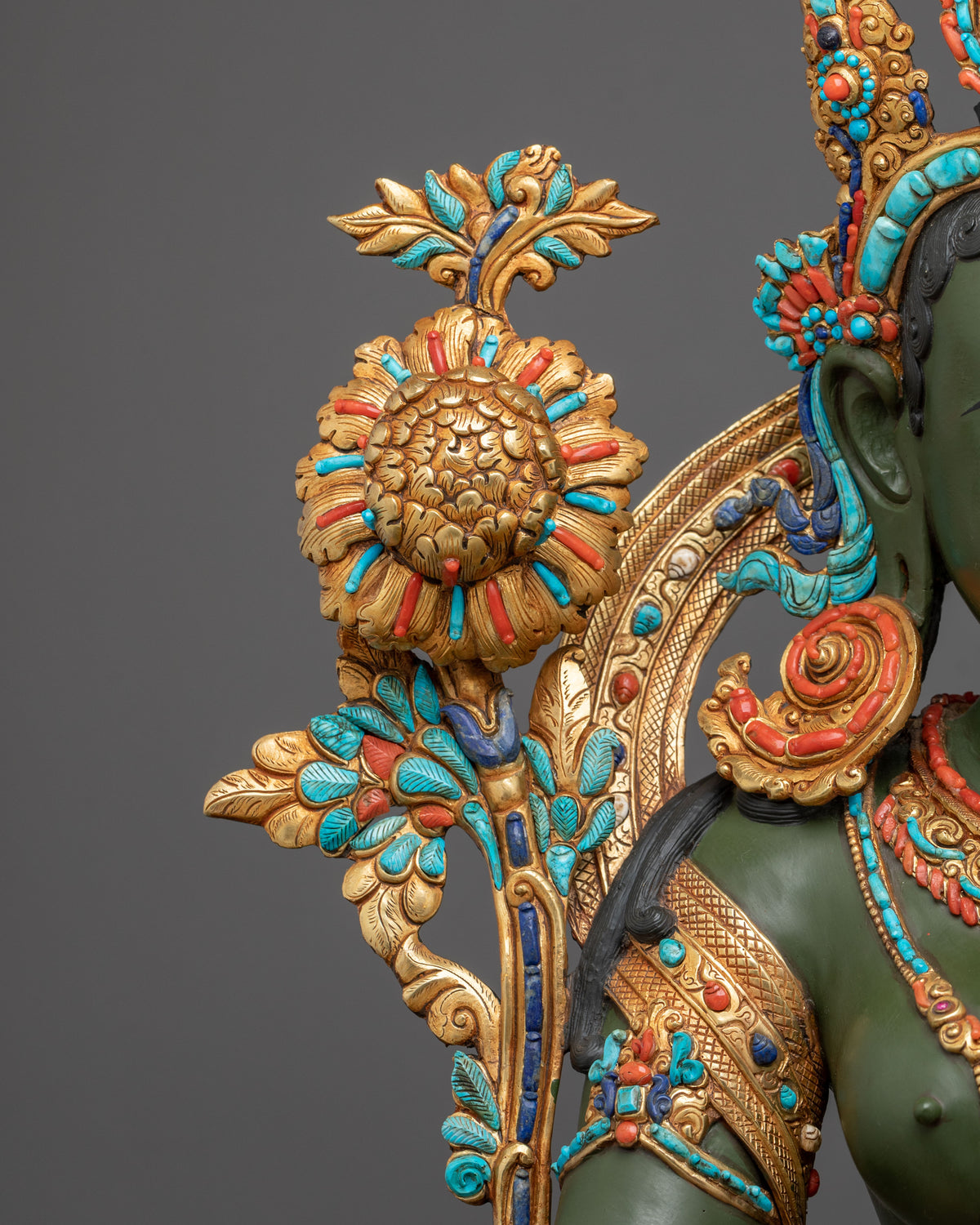 Green Tara Statue | Mother of All Buddhas and Embodiment of Compassion