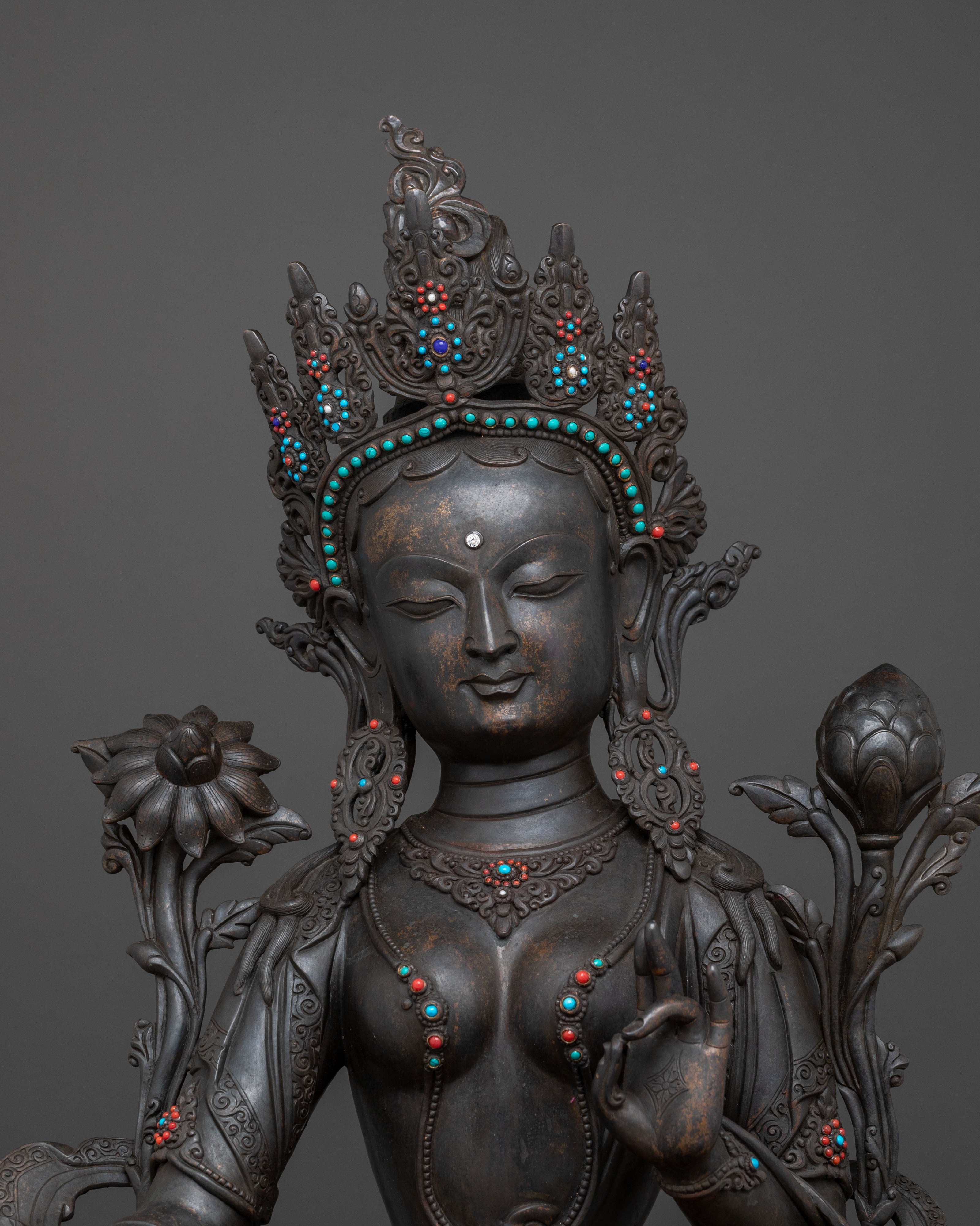Green Tara Statue | Mother of All Buddhas