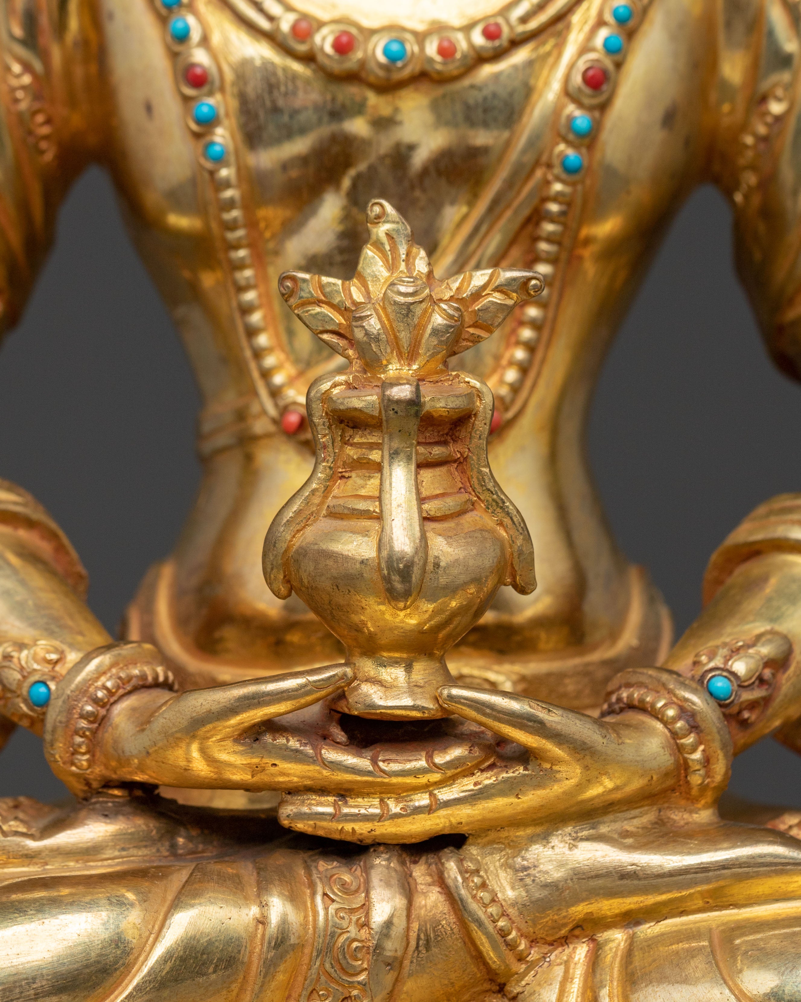 Amitayus Buddha Eternal Life Statue | Tibetan Buddhist Decor