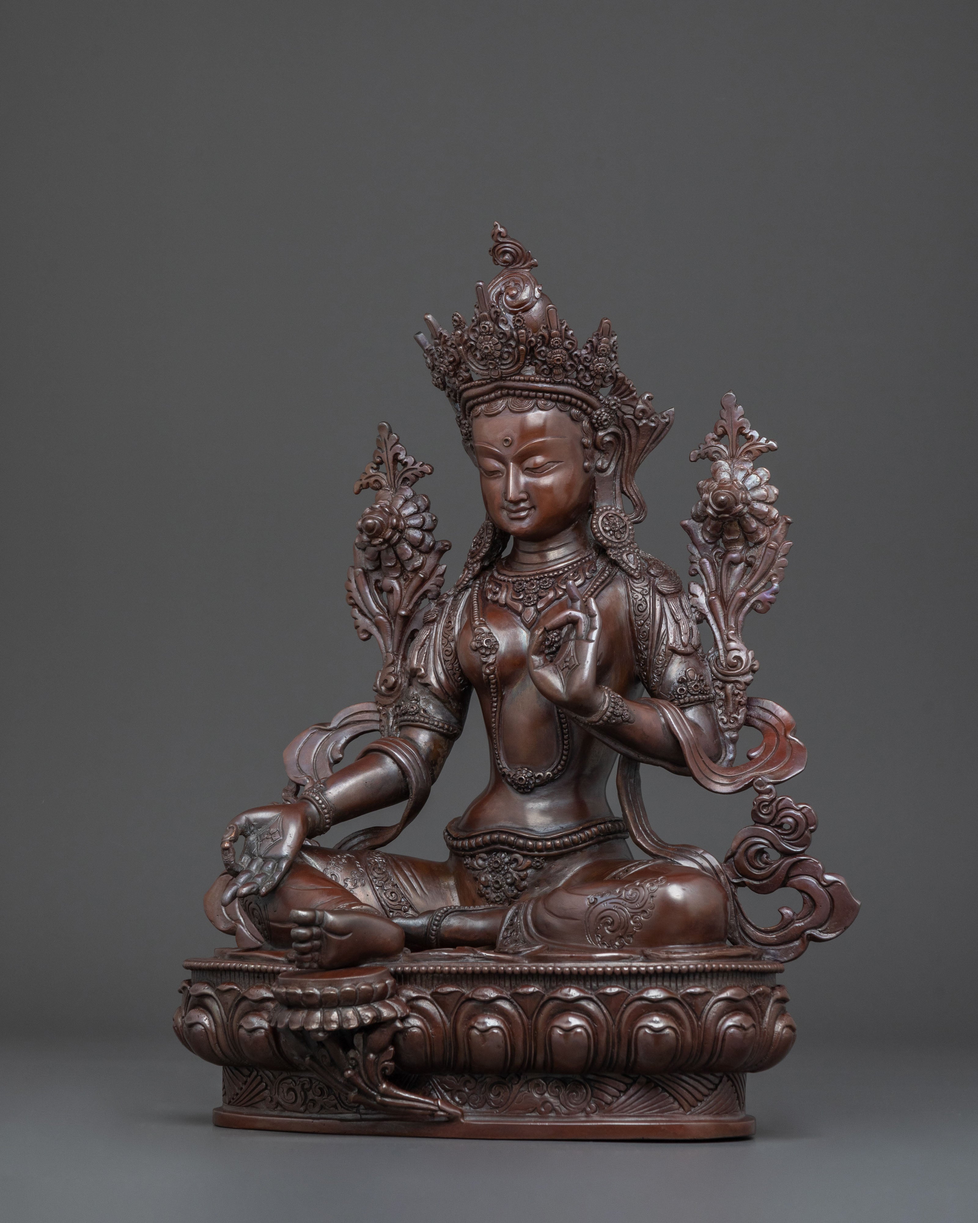 Green Tara Goddess of Swift Compassion Statue