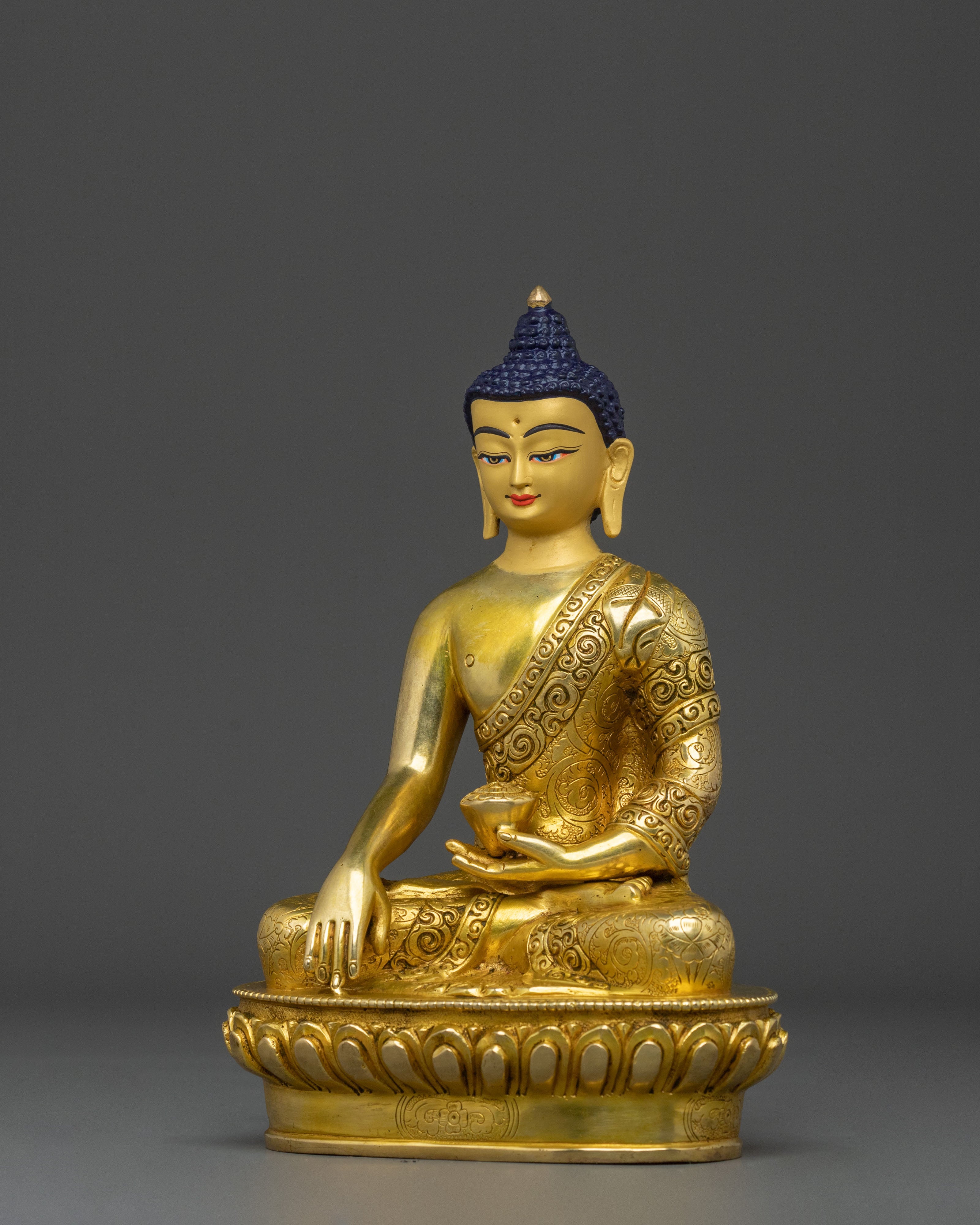 Shakyamuni Buddha Sacred Awakening Statue | Tibetan Buddhist Enlightened Figure